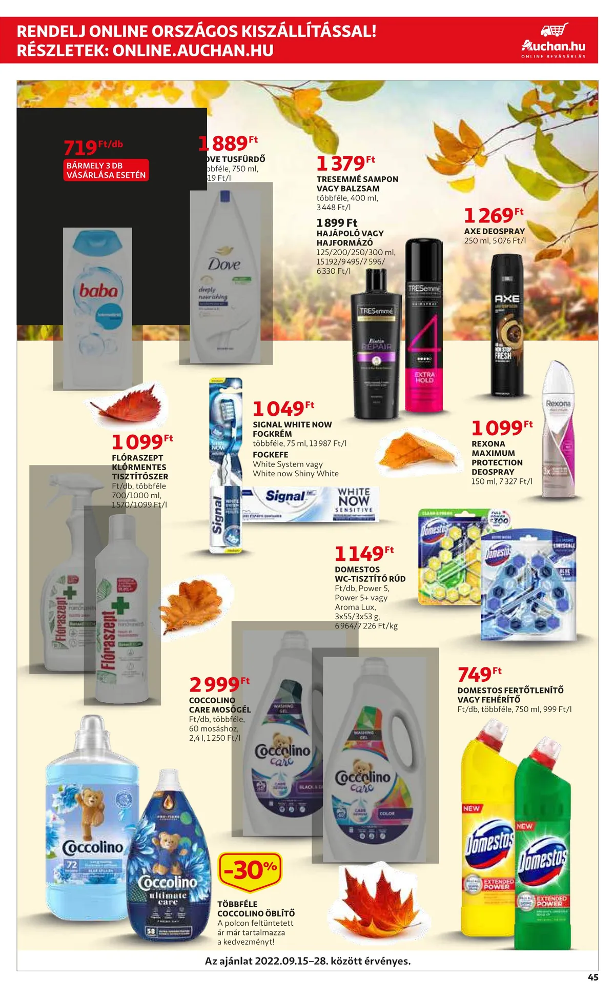 Auchan akciós újság 09.15–09.21 – 45. oldal