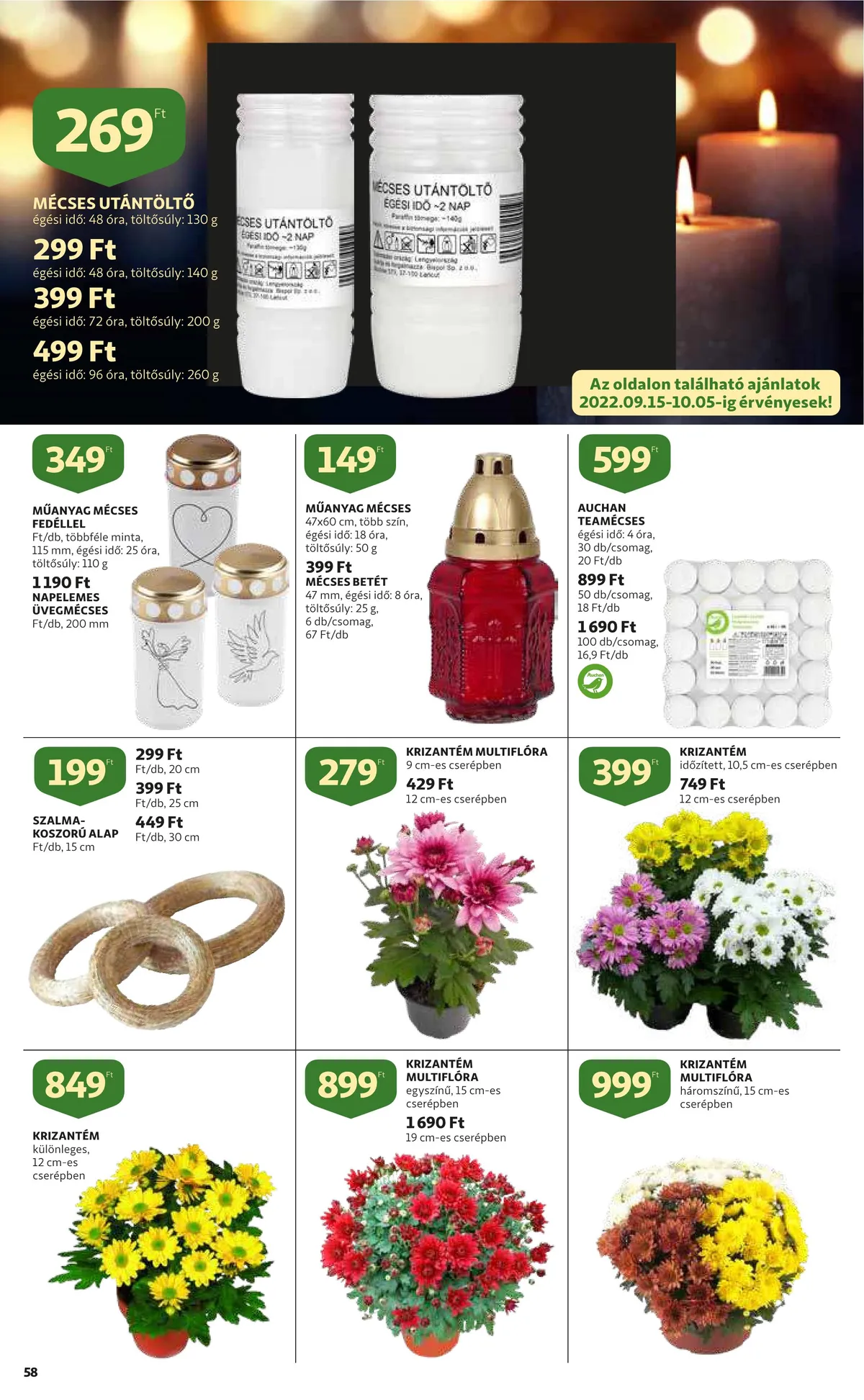 Auchan akciós újság 09.15–09.21 – 58. oldal