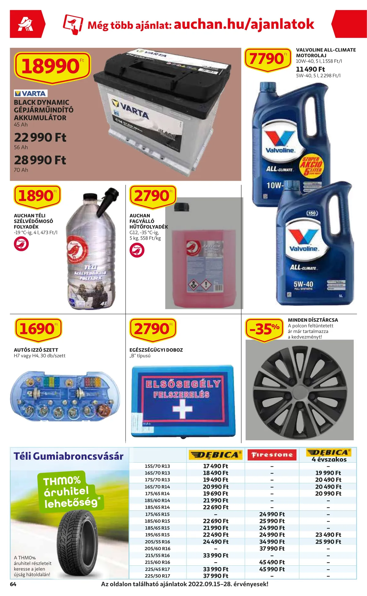 Auchan akciós újság 09.15–09.21 – 64. oldal