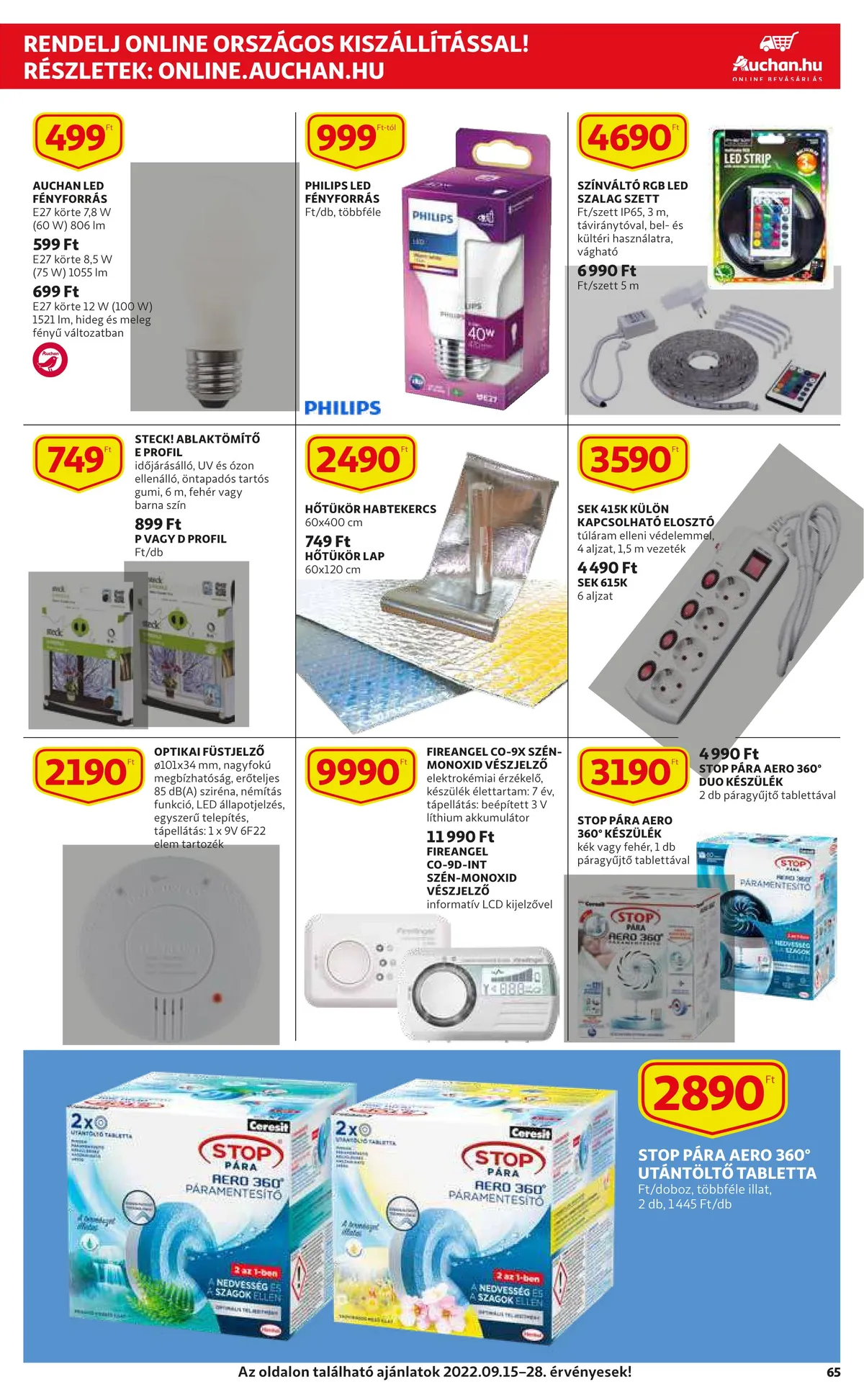 Auchan akciós újság 09.15–09.21 – 65. oldal
