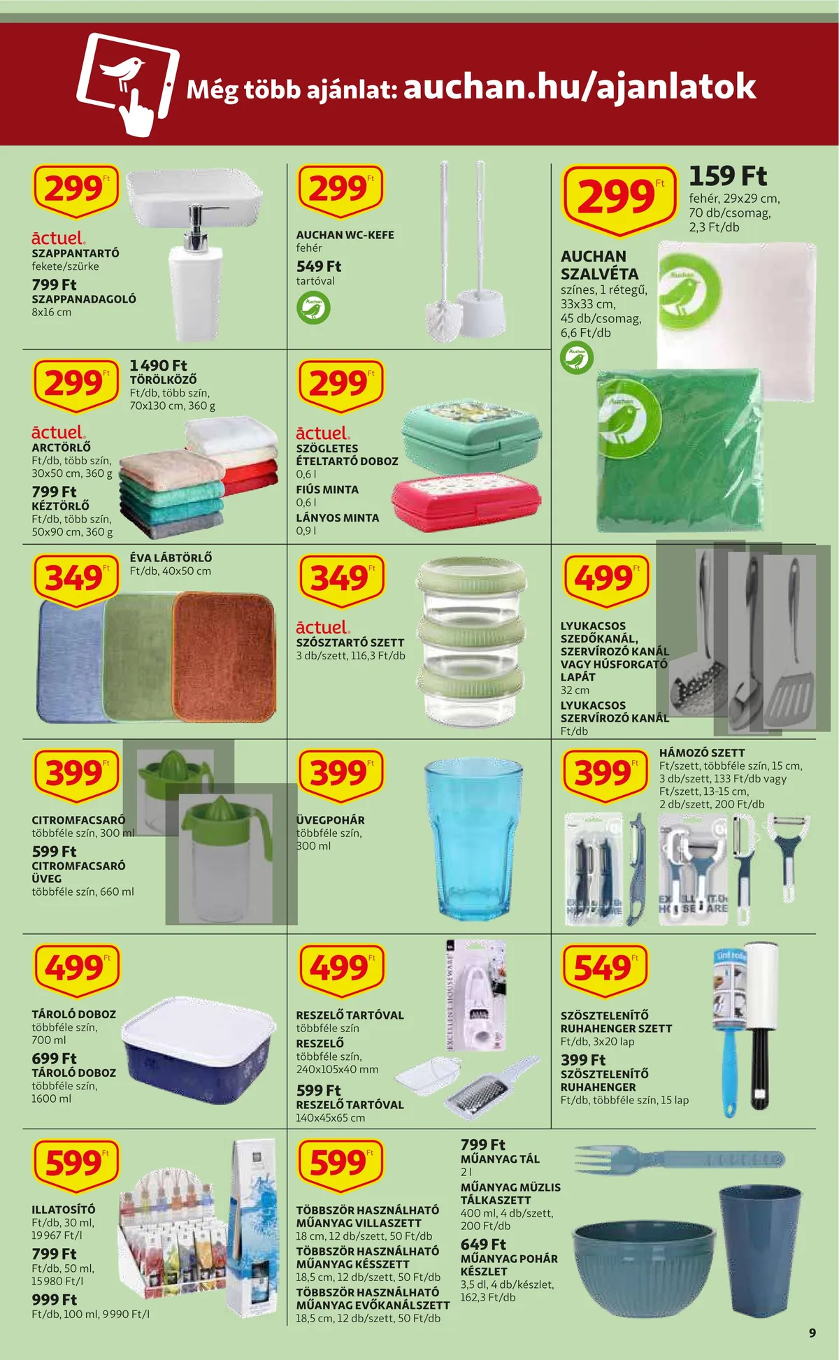 Auchan akciós újság 09.15–09.21 – 9. oldal