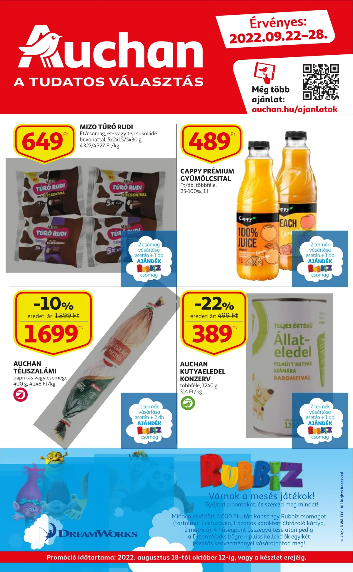 Auchan akciós újság 09.22–09.28