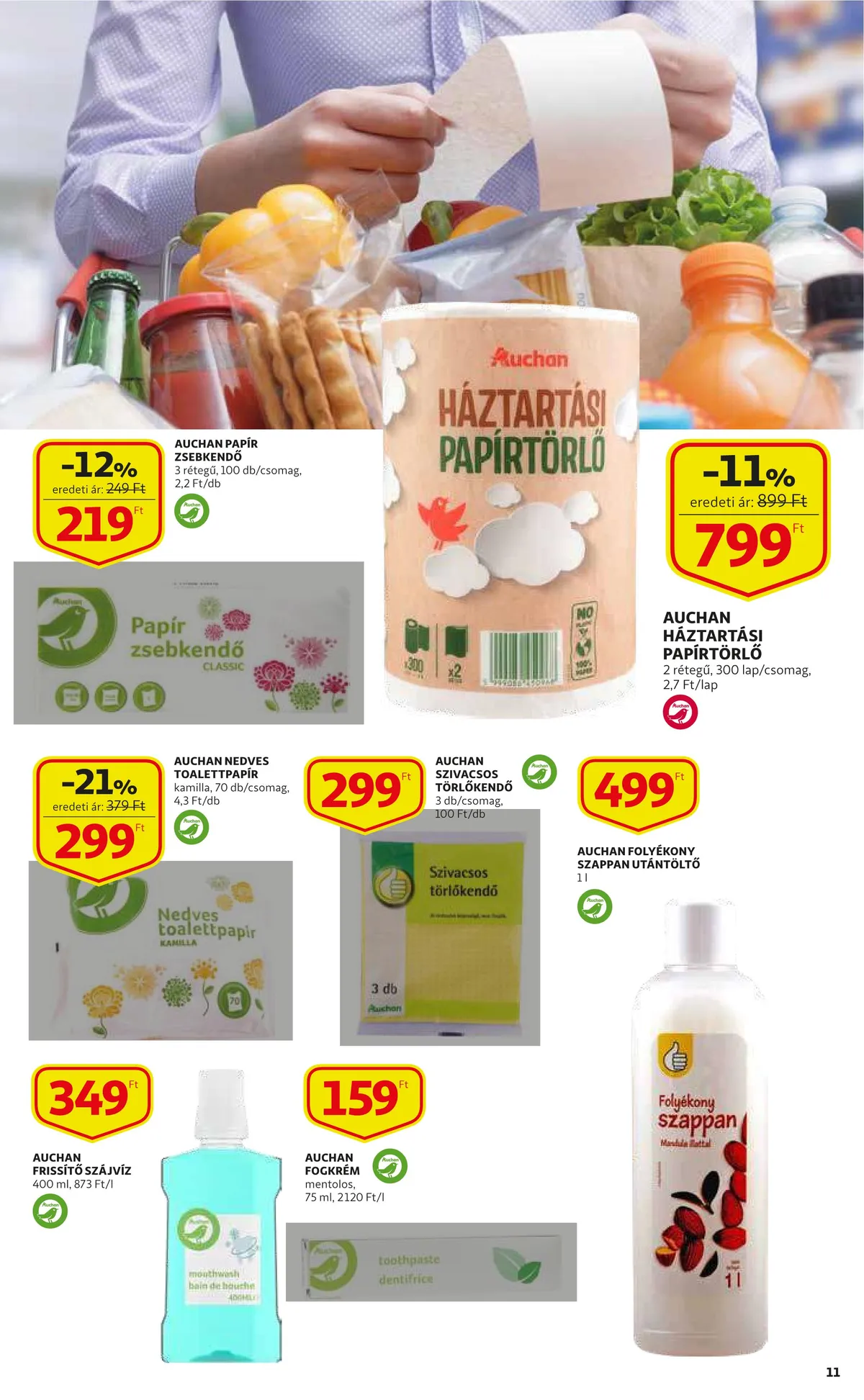 Auchan akciós újság 09.22–09.28 – 11. oldal