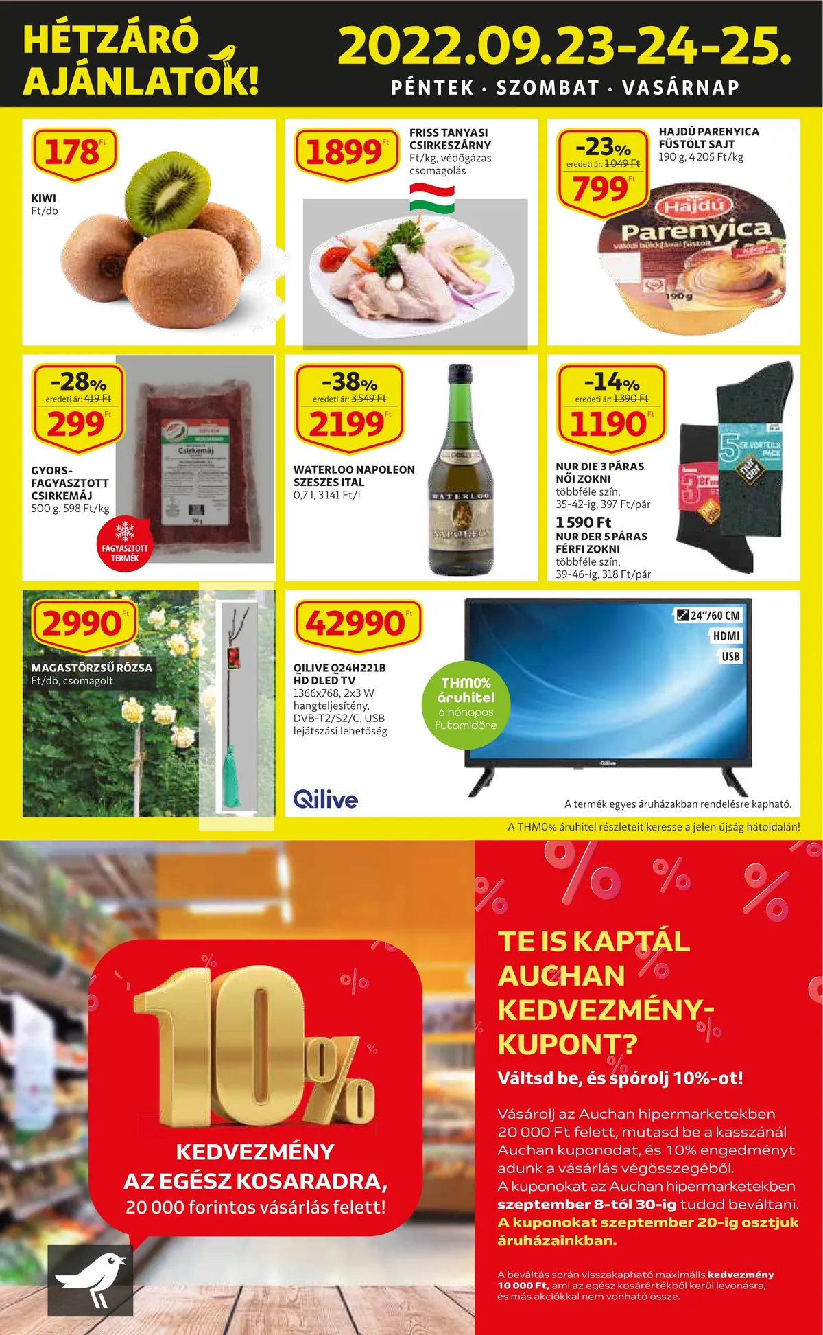 Auchan akciós újság 09.22–09.28 – 12. oldal