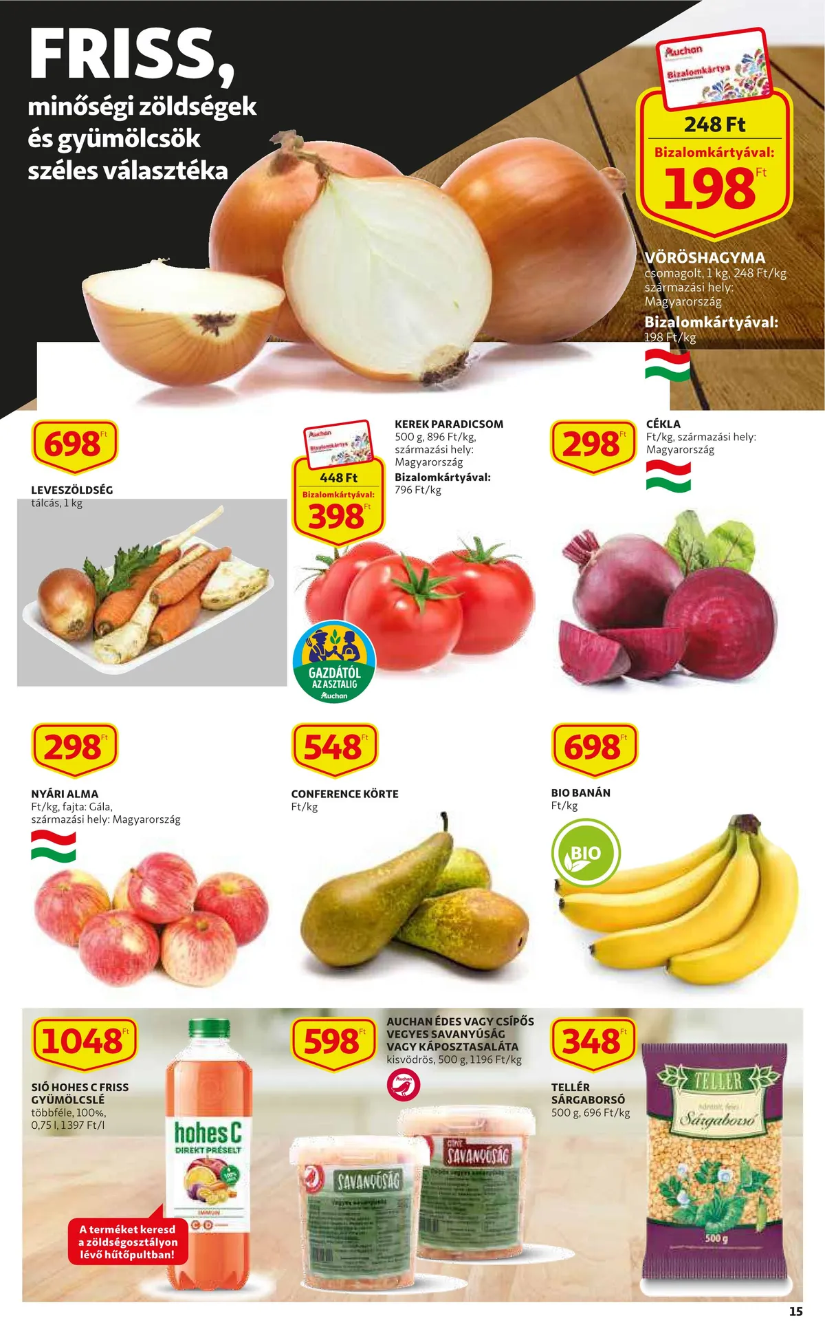Auchan akciós újság 09.22–09.28 – 15. oldal