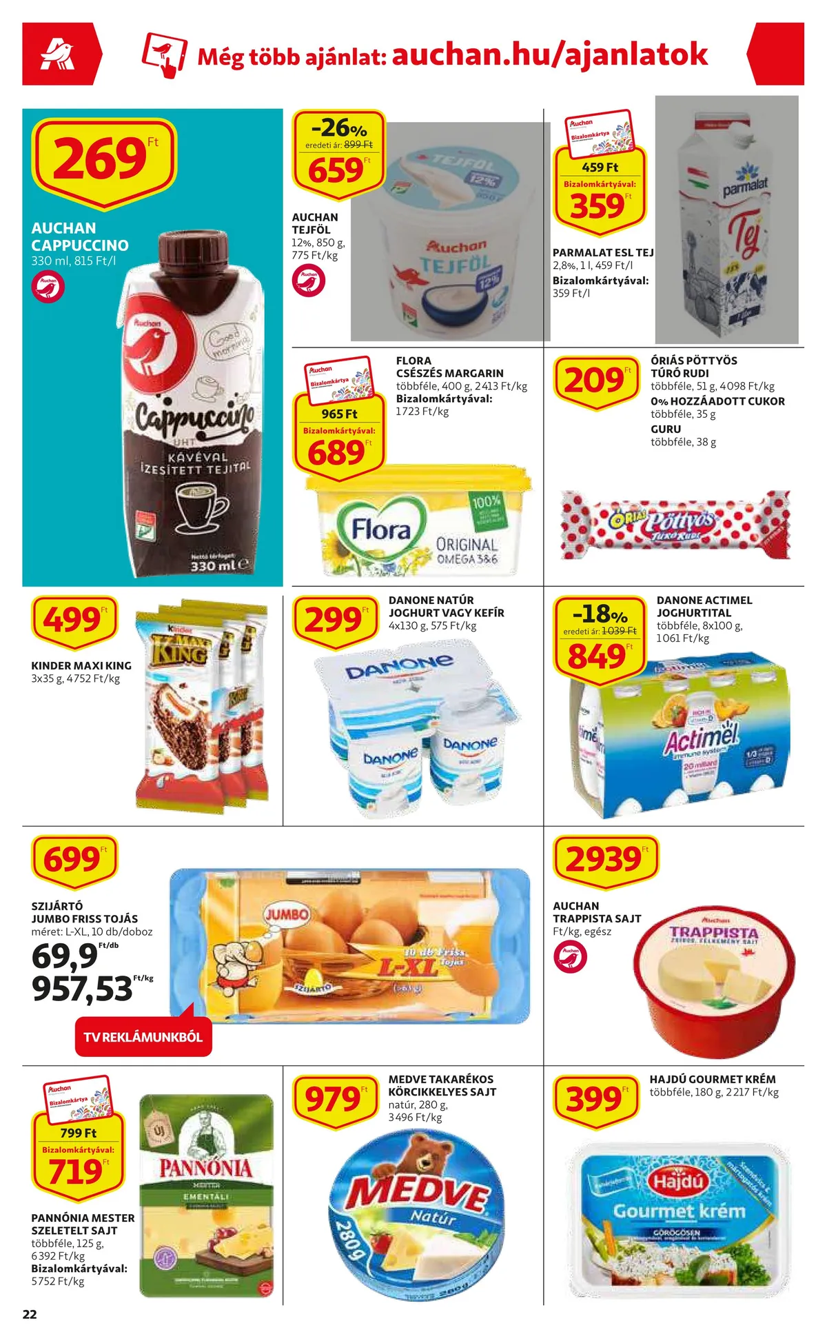 Auchan akciós újság 09.22–09.28 – 22. oldal