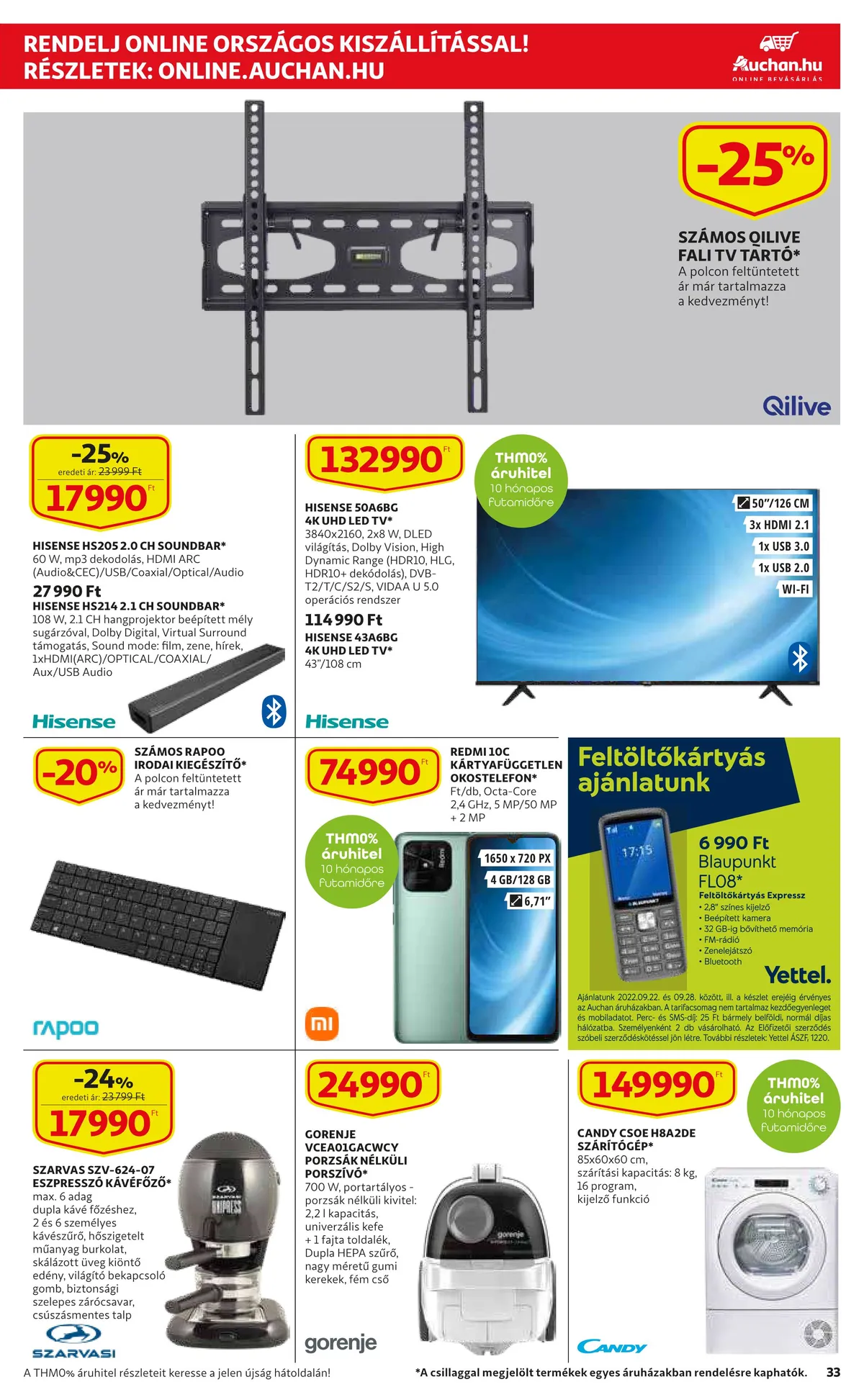 Auchan akciós újság 09.22–09.28 – 33. oldal