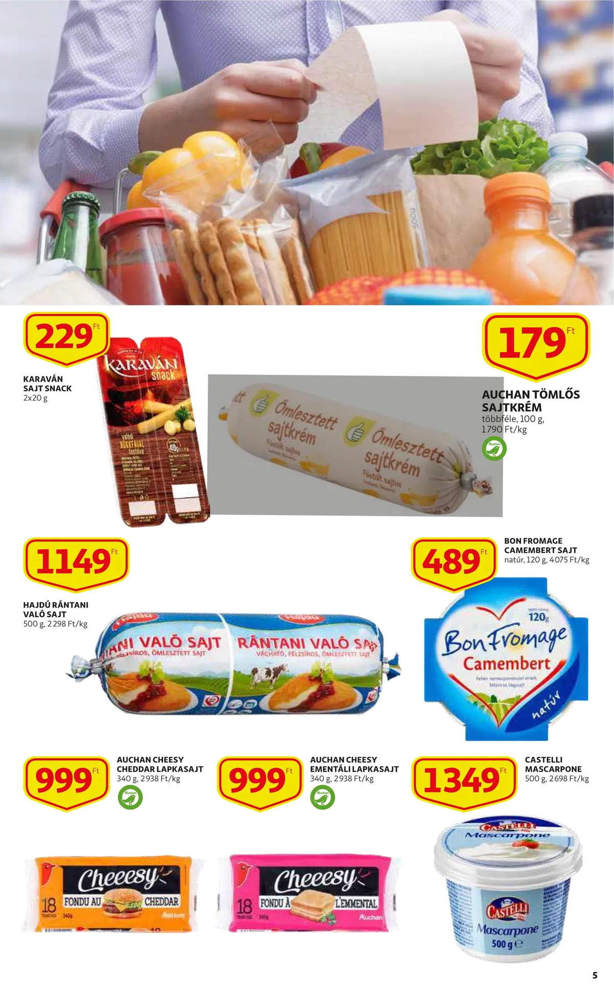 Auchan akciós újság 09.22–09.28 – 5. oldal