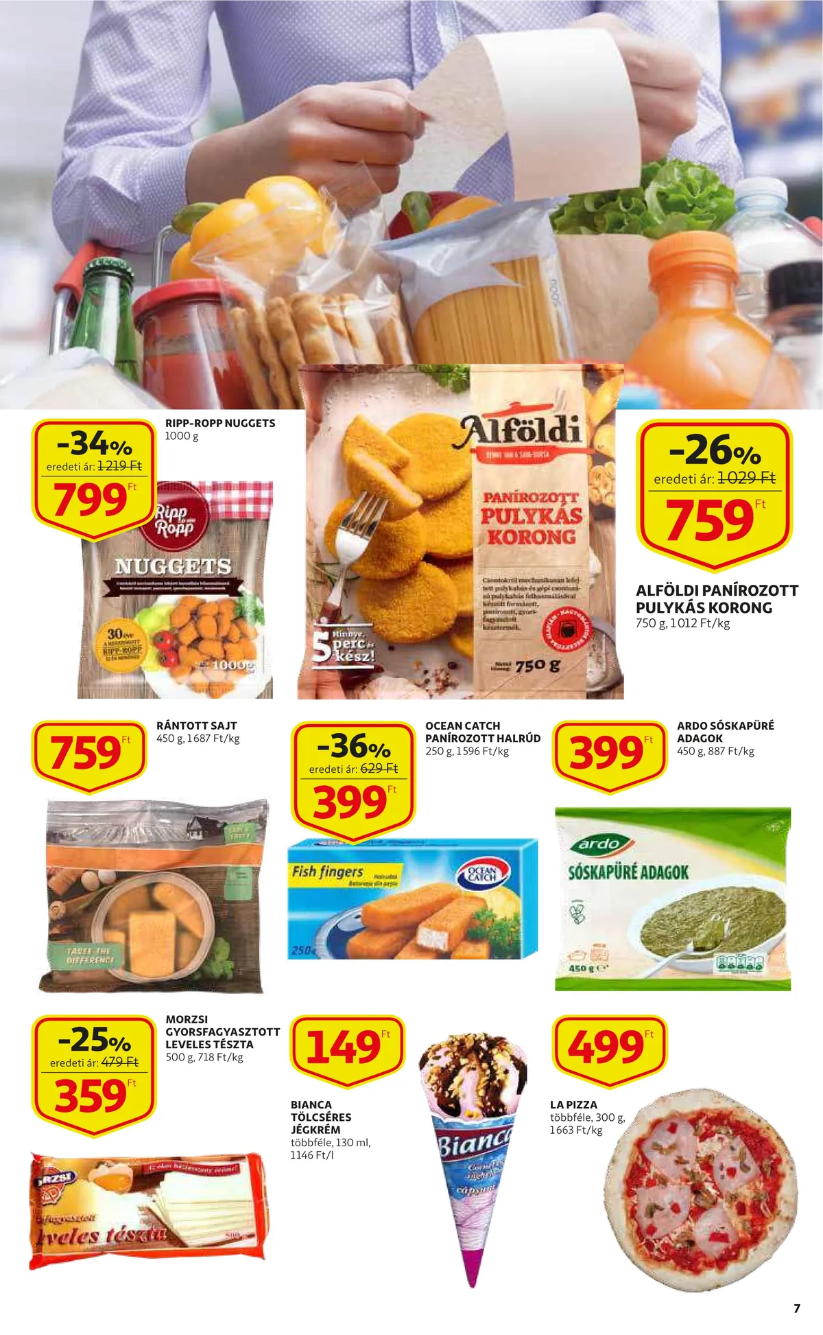 Auchan akciós újság 09.22–09.28 – 7. oldal