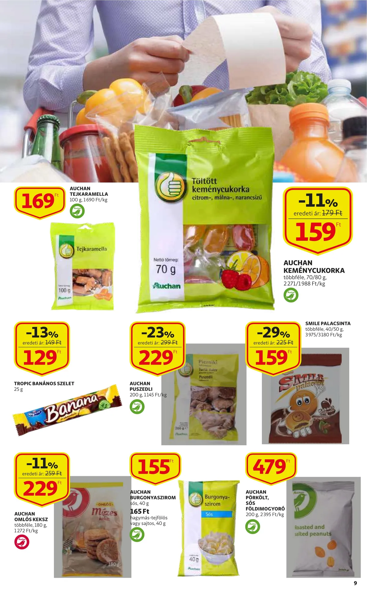 Auchan akciós újság 09.22–09.28 – 9. oldal