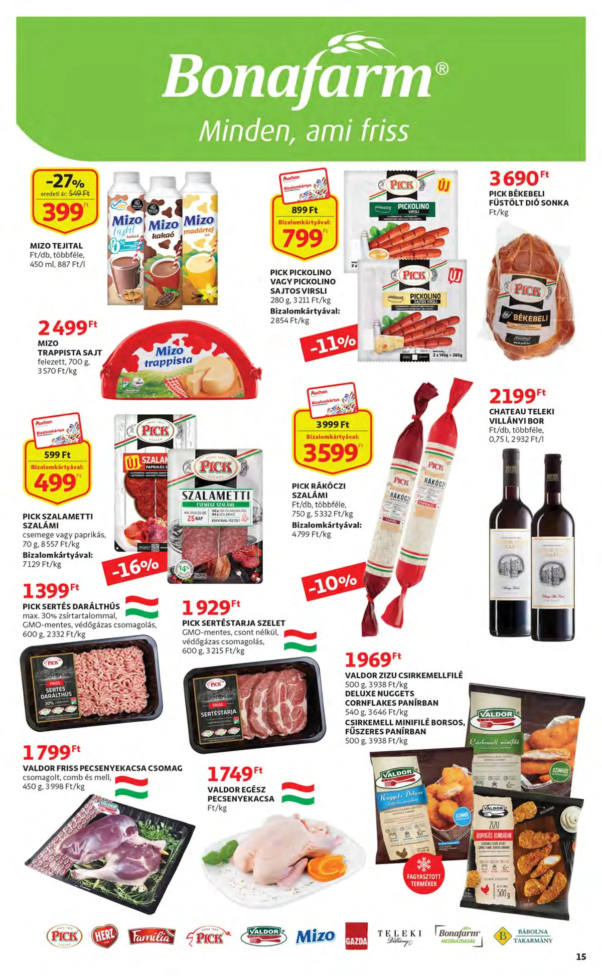 Auchan akciós újság 10.06–10.12 – 15. oldal