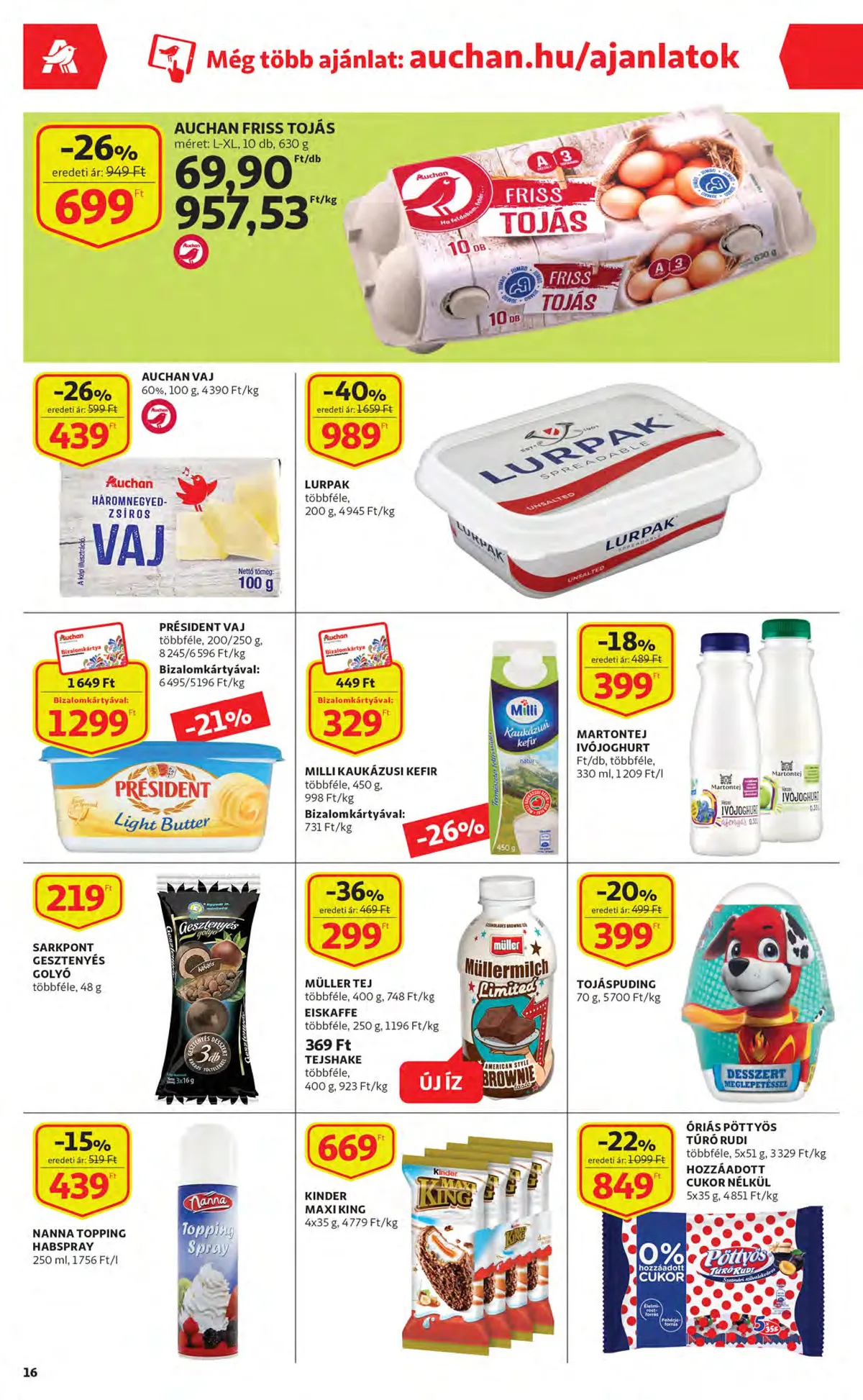 Auchan akciós újság 10.06–10.12 – 16. oldal