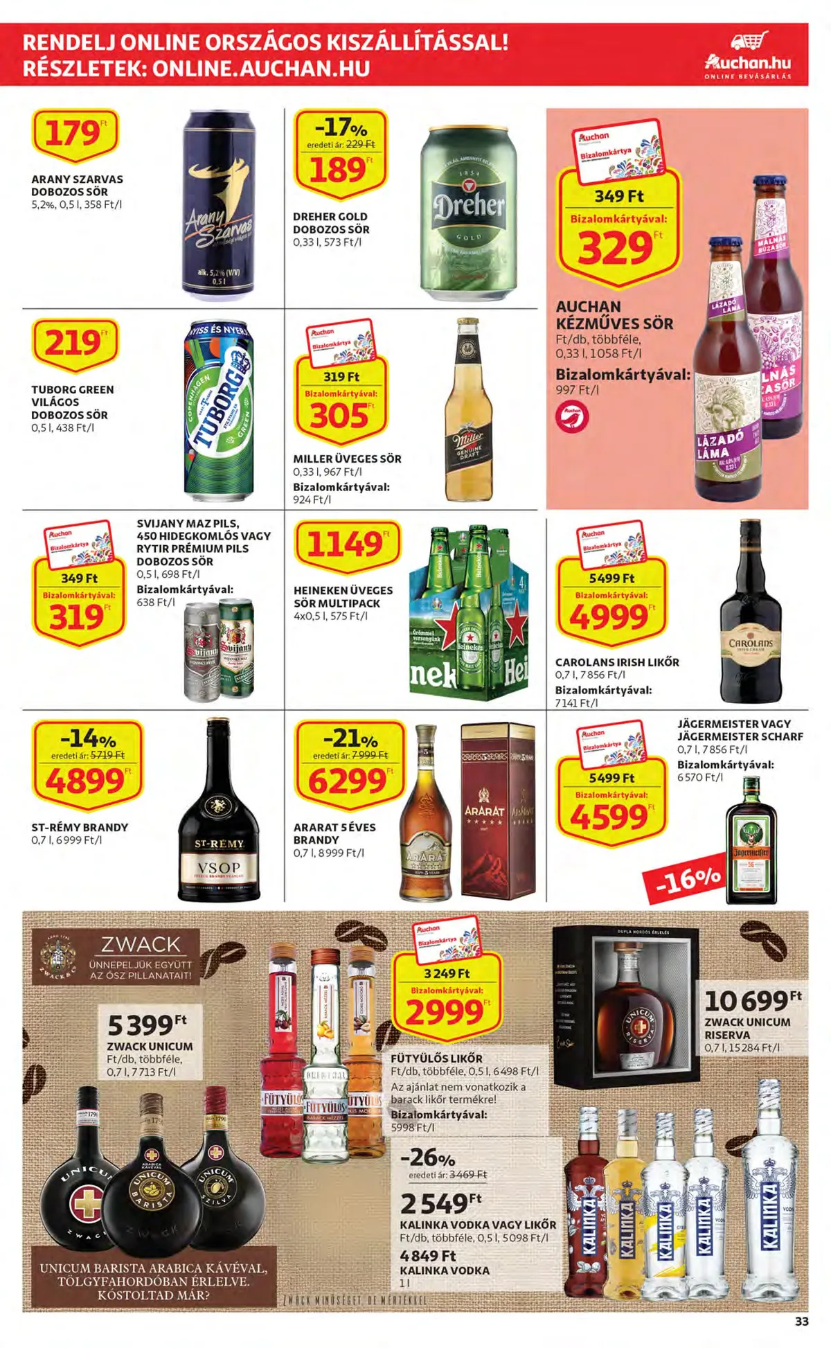 Auchan akciós újság 10.06–10.12 – 33. oldal