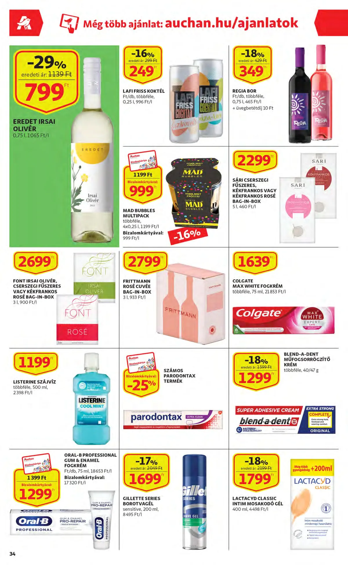 Auchan akciós újság 10.06–10.12 – 34. oldal