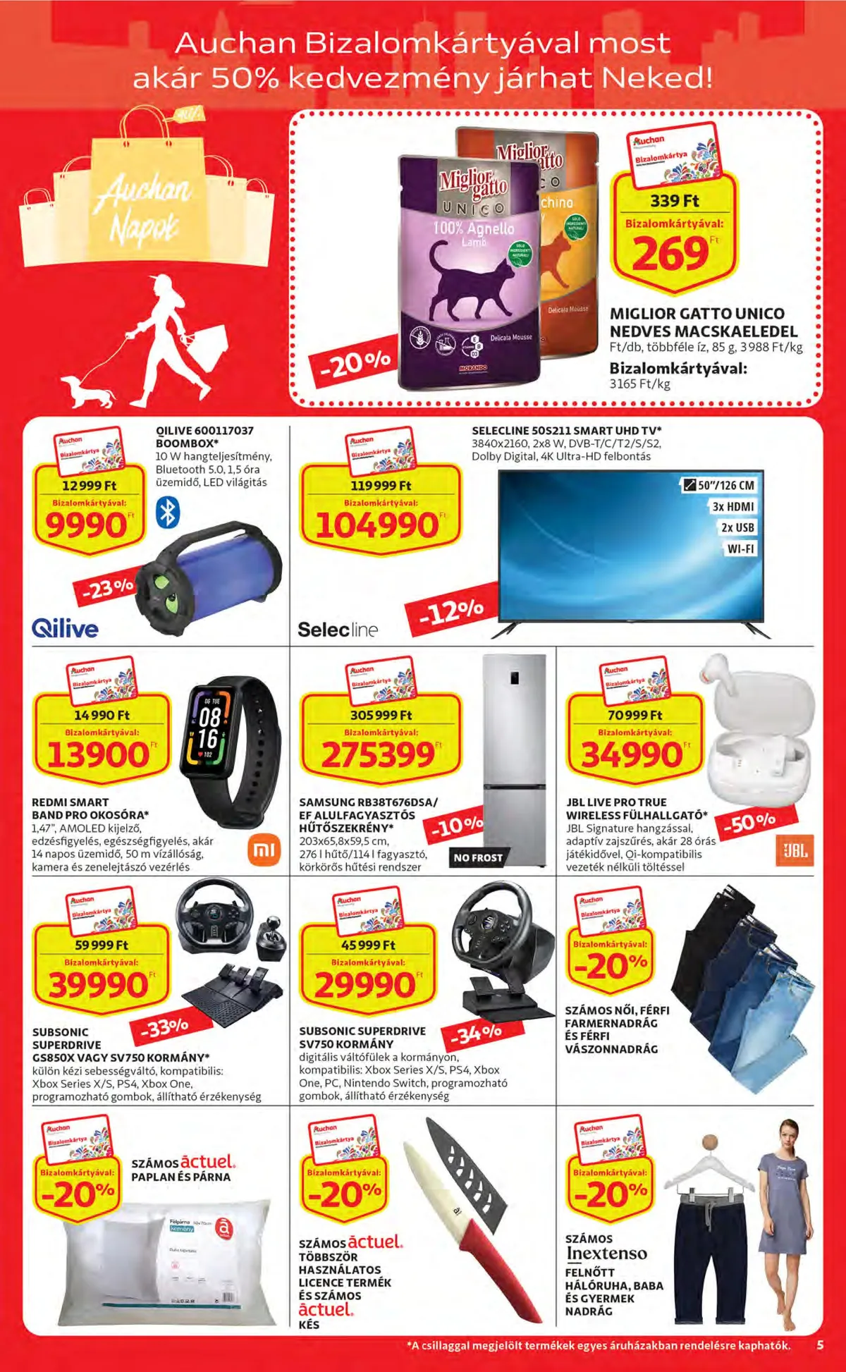Auchan akciós újság 10.06–10.12 – 5. oldal