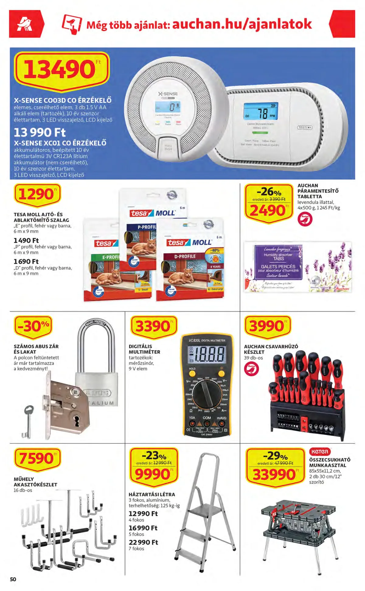 Auchan akciós újság 10.06–10.12 – 50. oldal