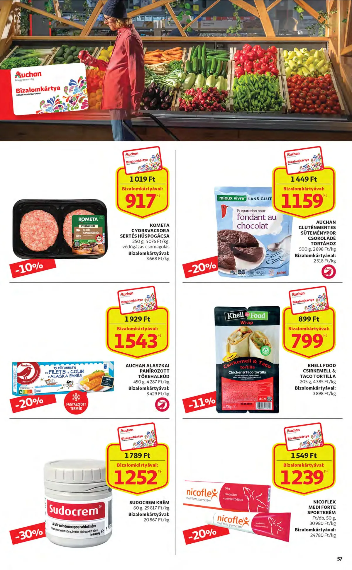 Auchan akciós újság 10.06–10.12 – 57. oldal