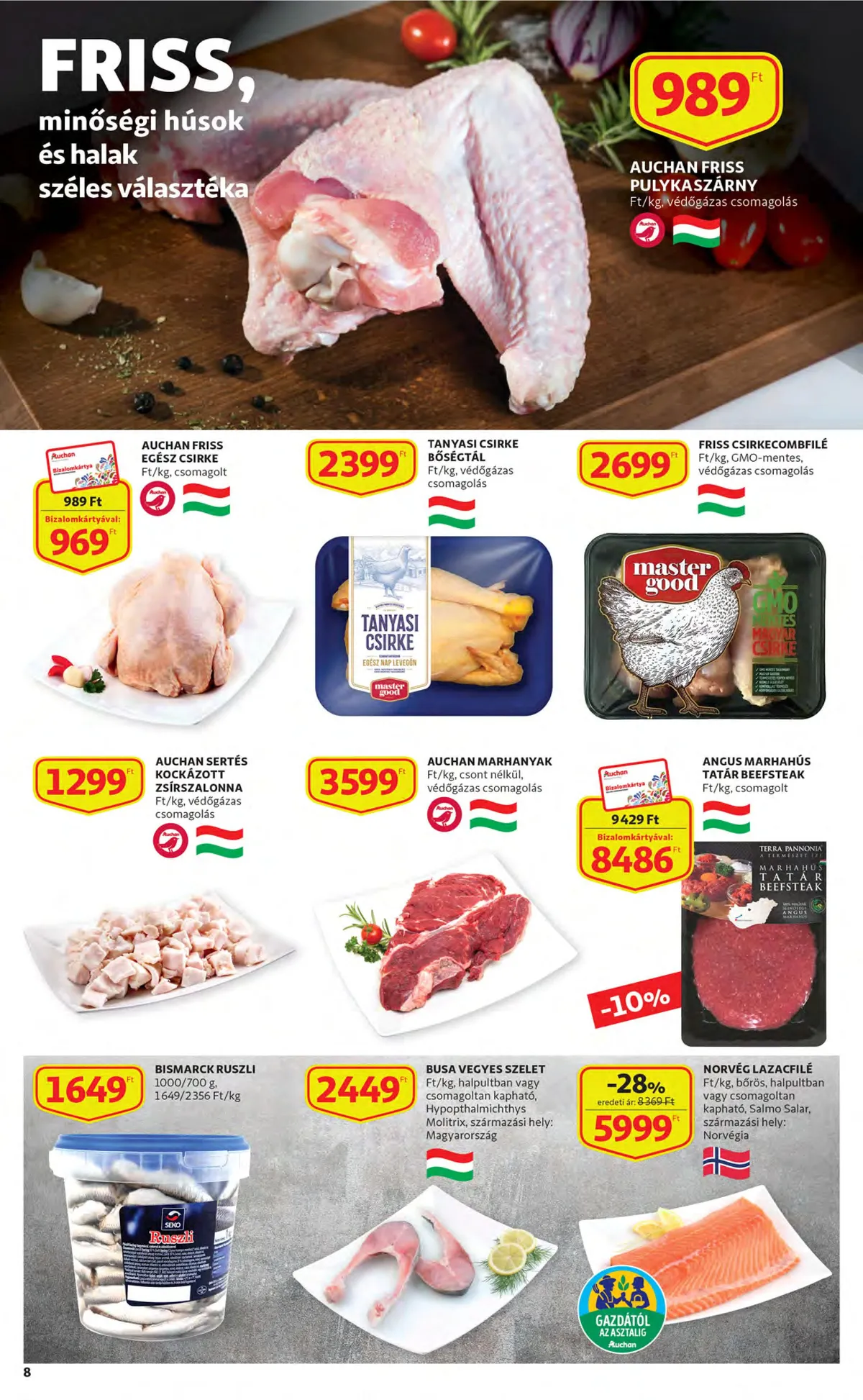 Auchan akciós újság 10.06–10.12 – 8. oldal