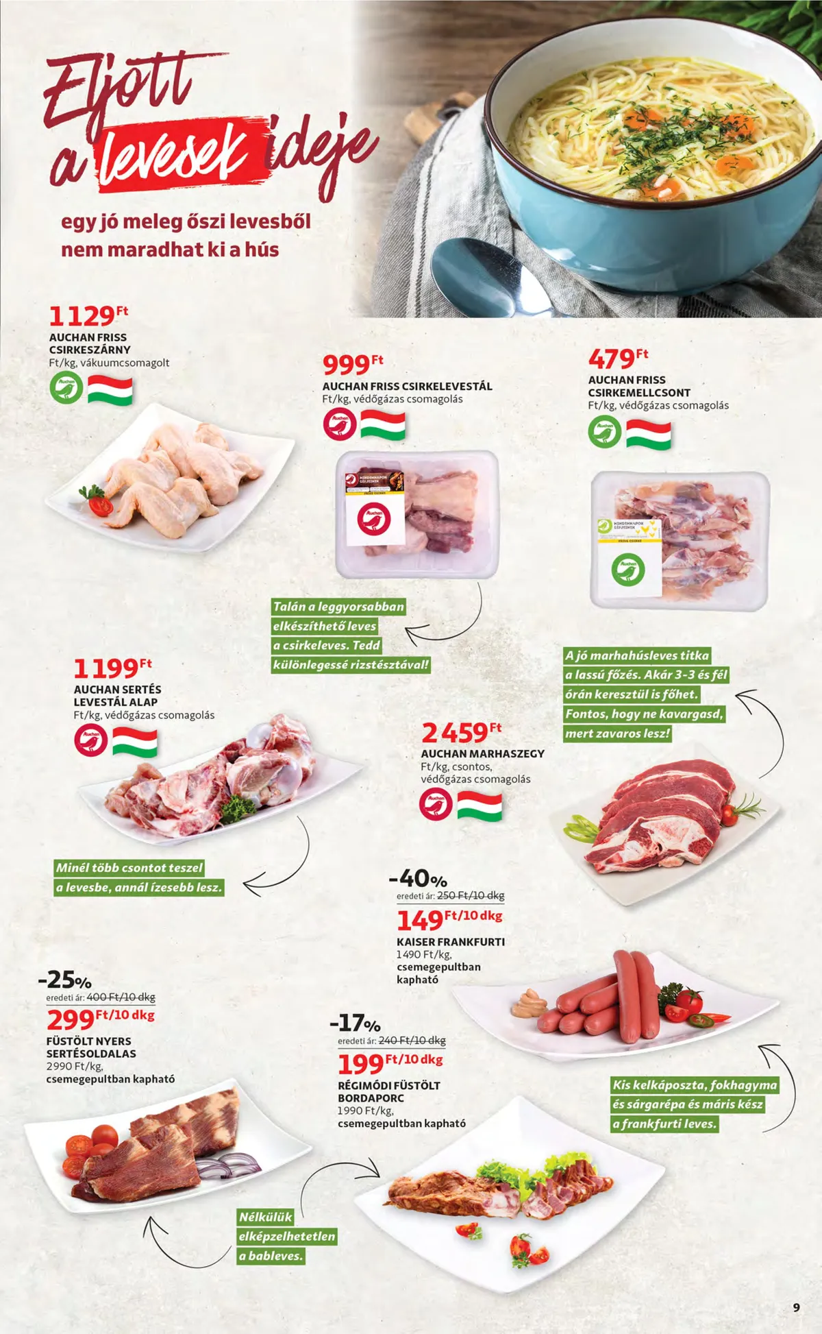Auchan akciós újság 10.06–10.12 – 9. oldal