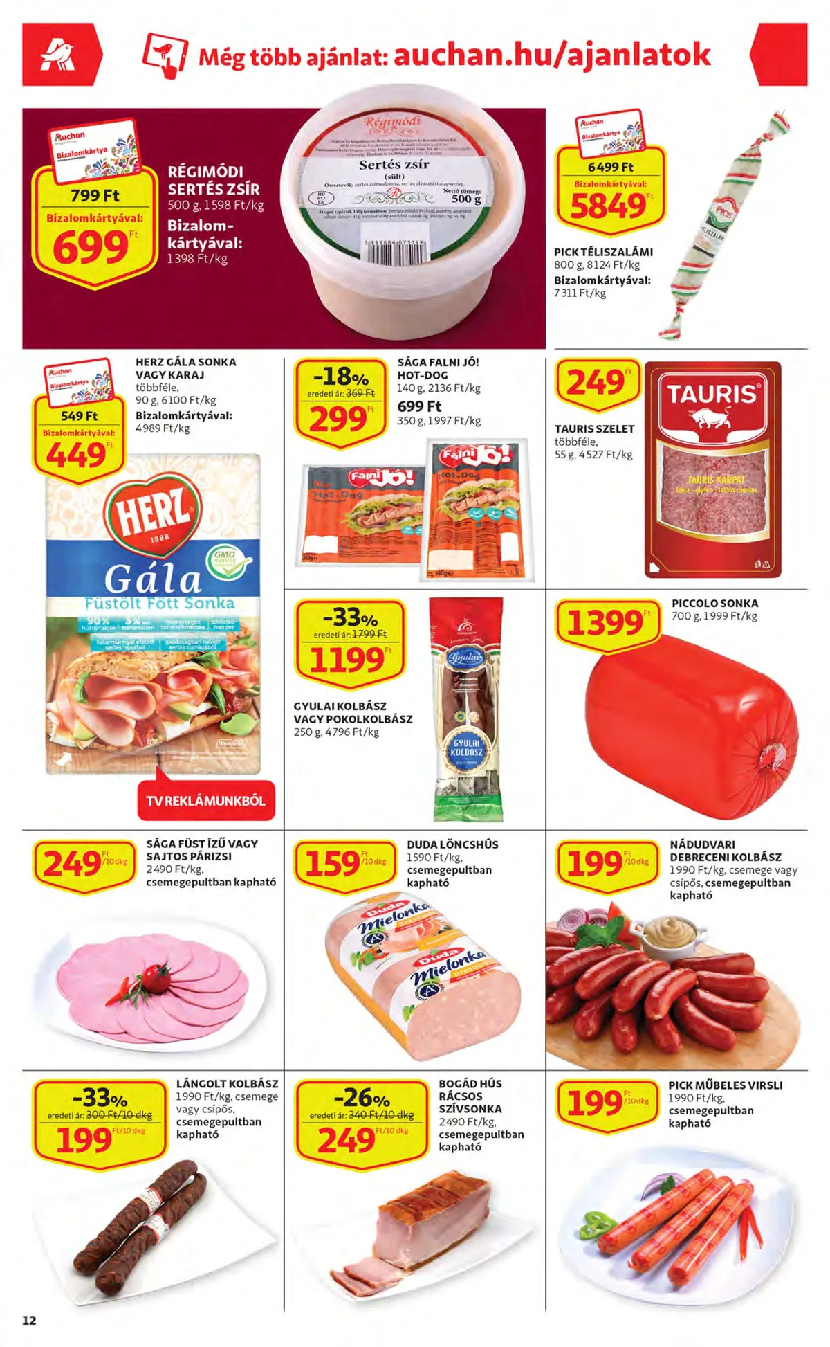 Auchan akciós újság 10.13–10.19 – 12. oldal