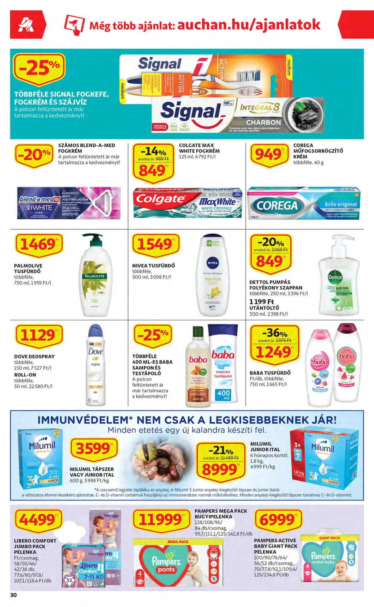 Auchan akciós újság 10.13–10.19 – 30. oldal
