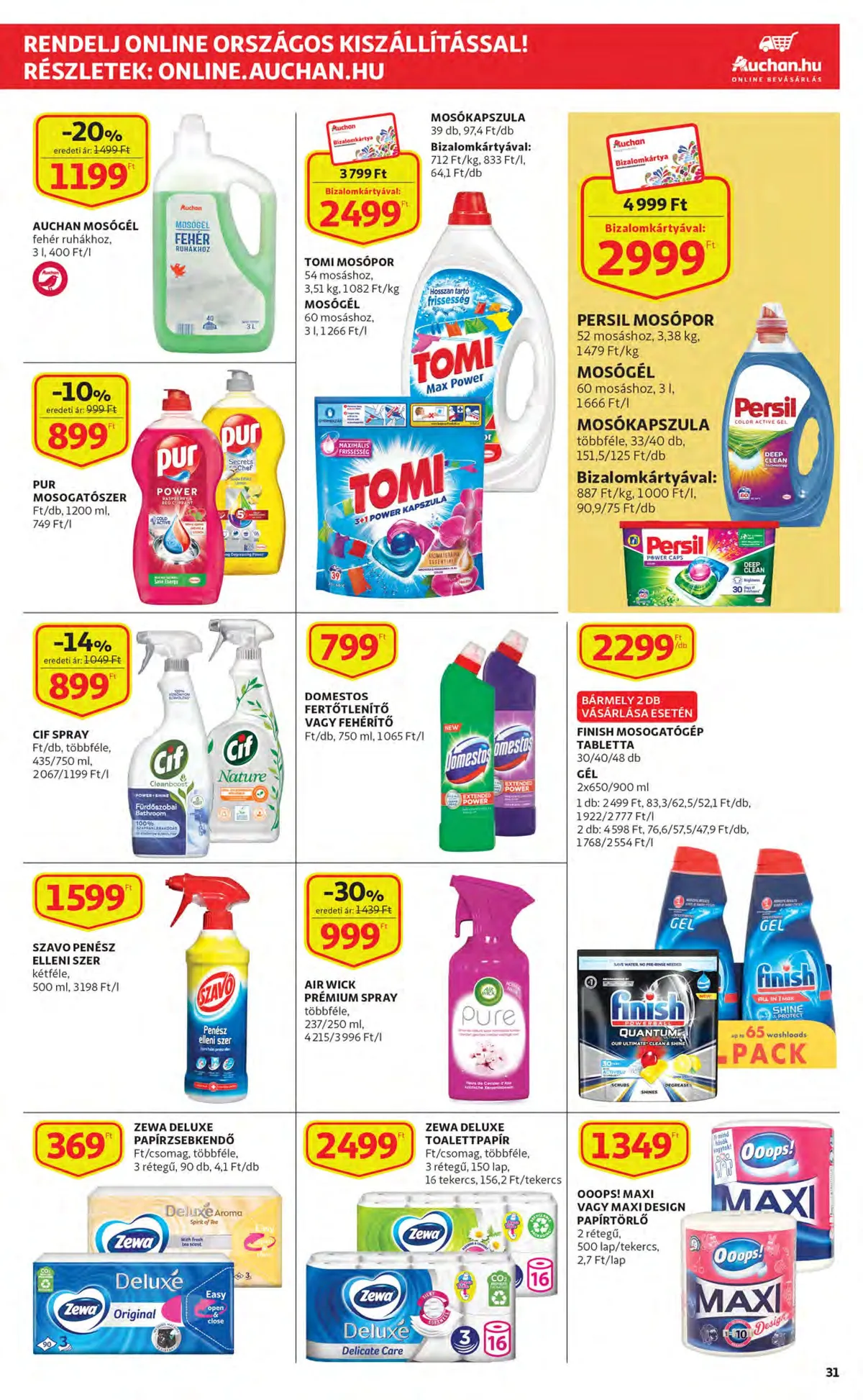 Auchan akciós újság 10.13–10.19 – 31. oldal