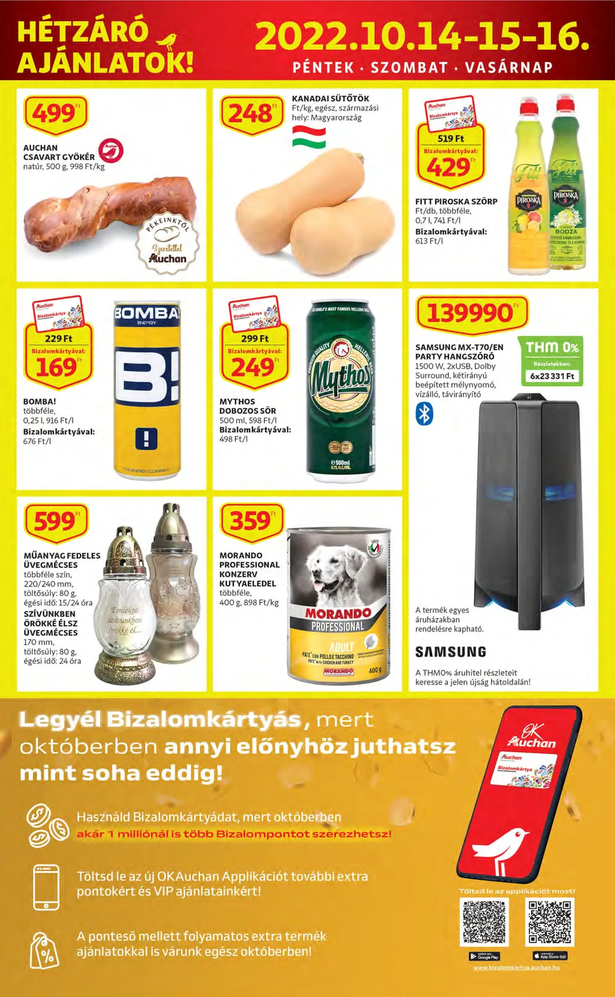 Auchan akciós újság 10.13–10.19 – 4. oldal