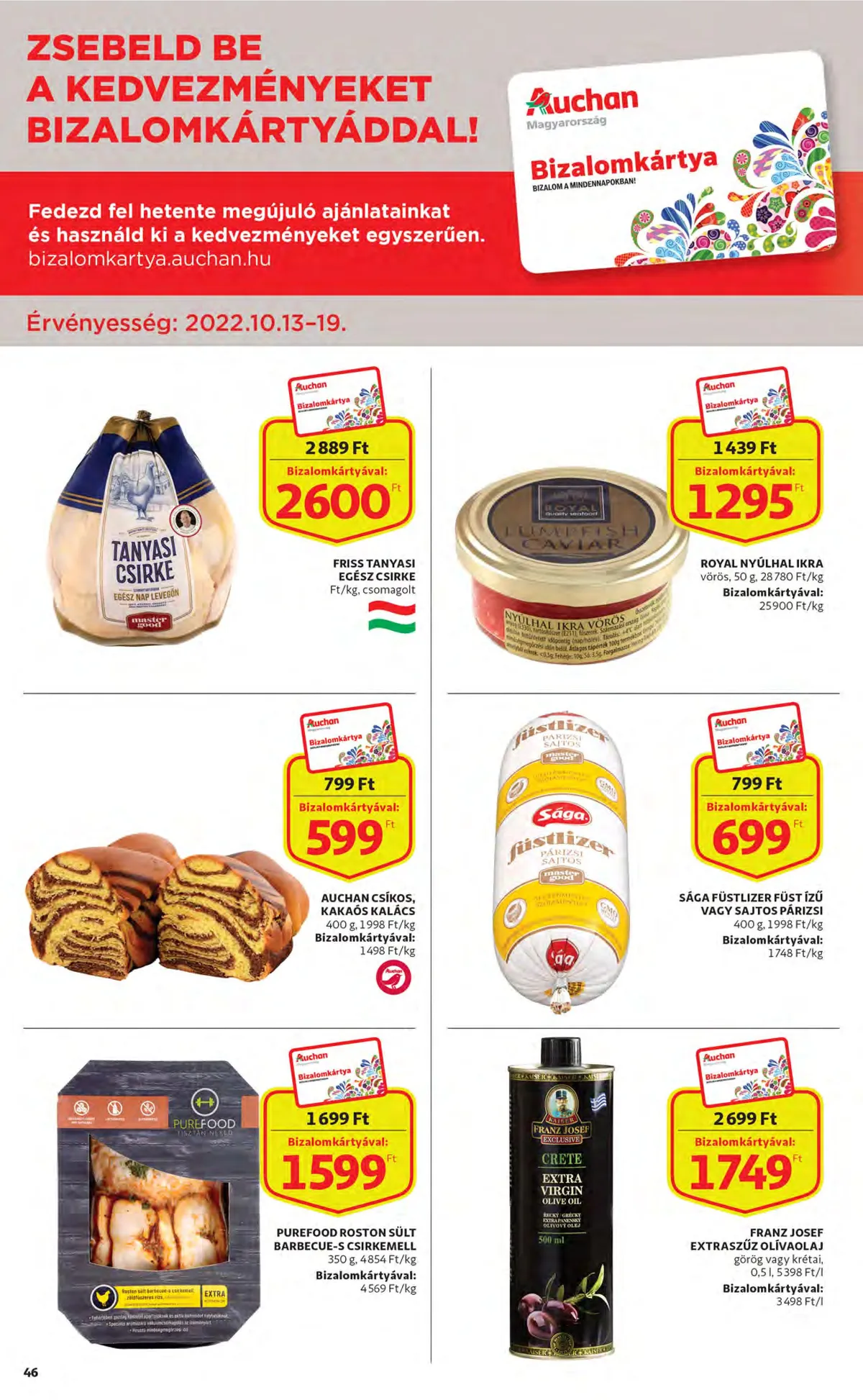 Auchan akciós újság 10.13–10.19 – 46. oldal