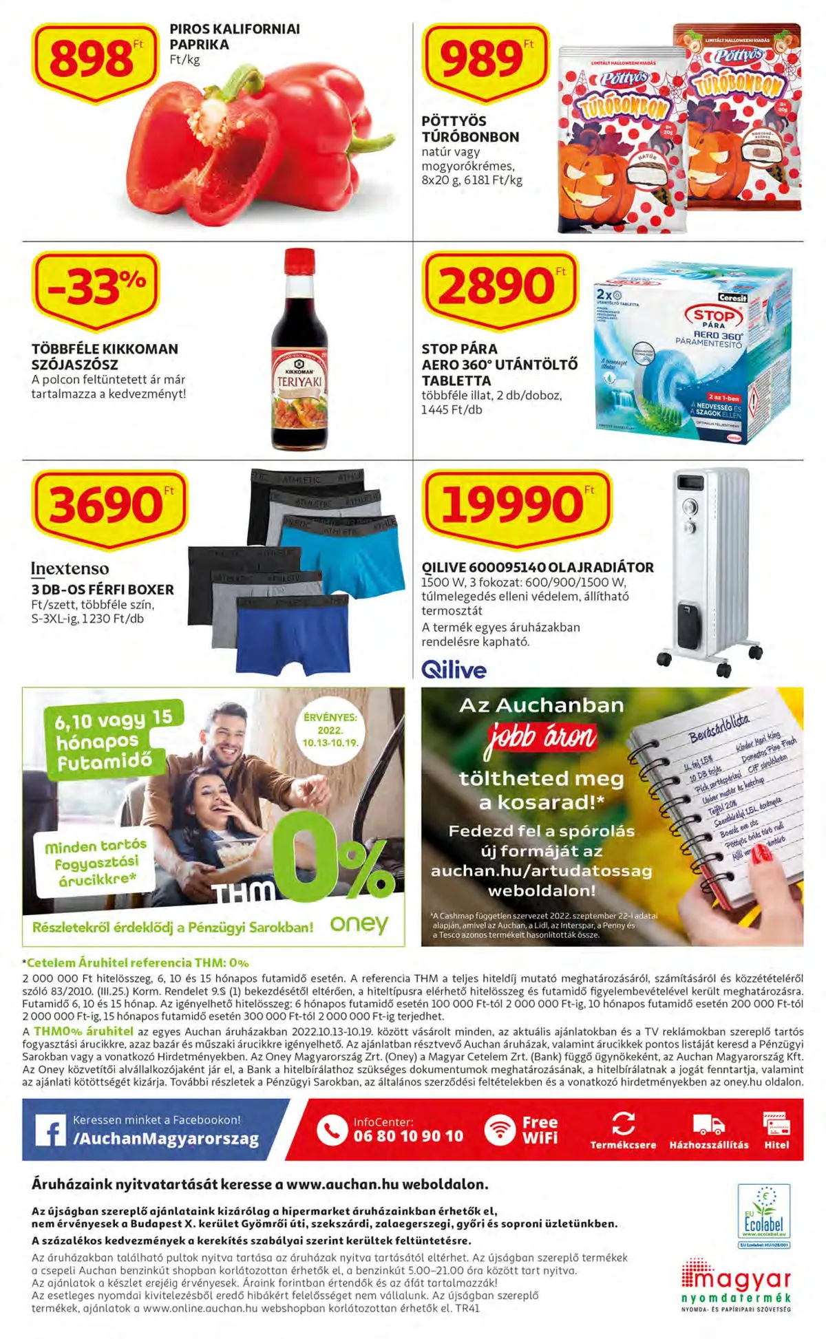 Auchan akciós újság 10.13–10.19 – 50. oldal