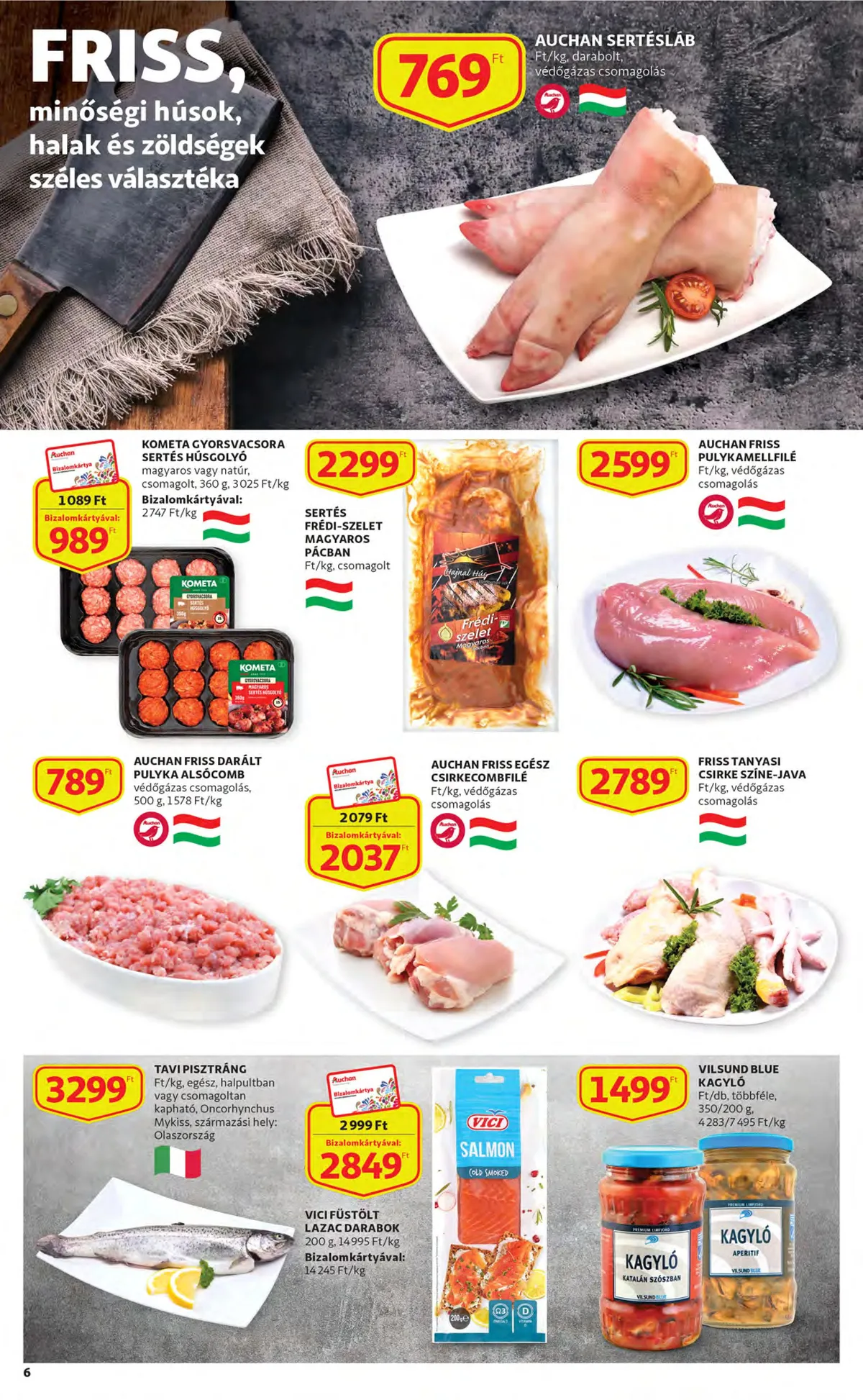 Auchan akciós újság 10.13–10.19 – 6. oldal