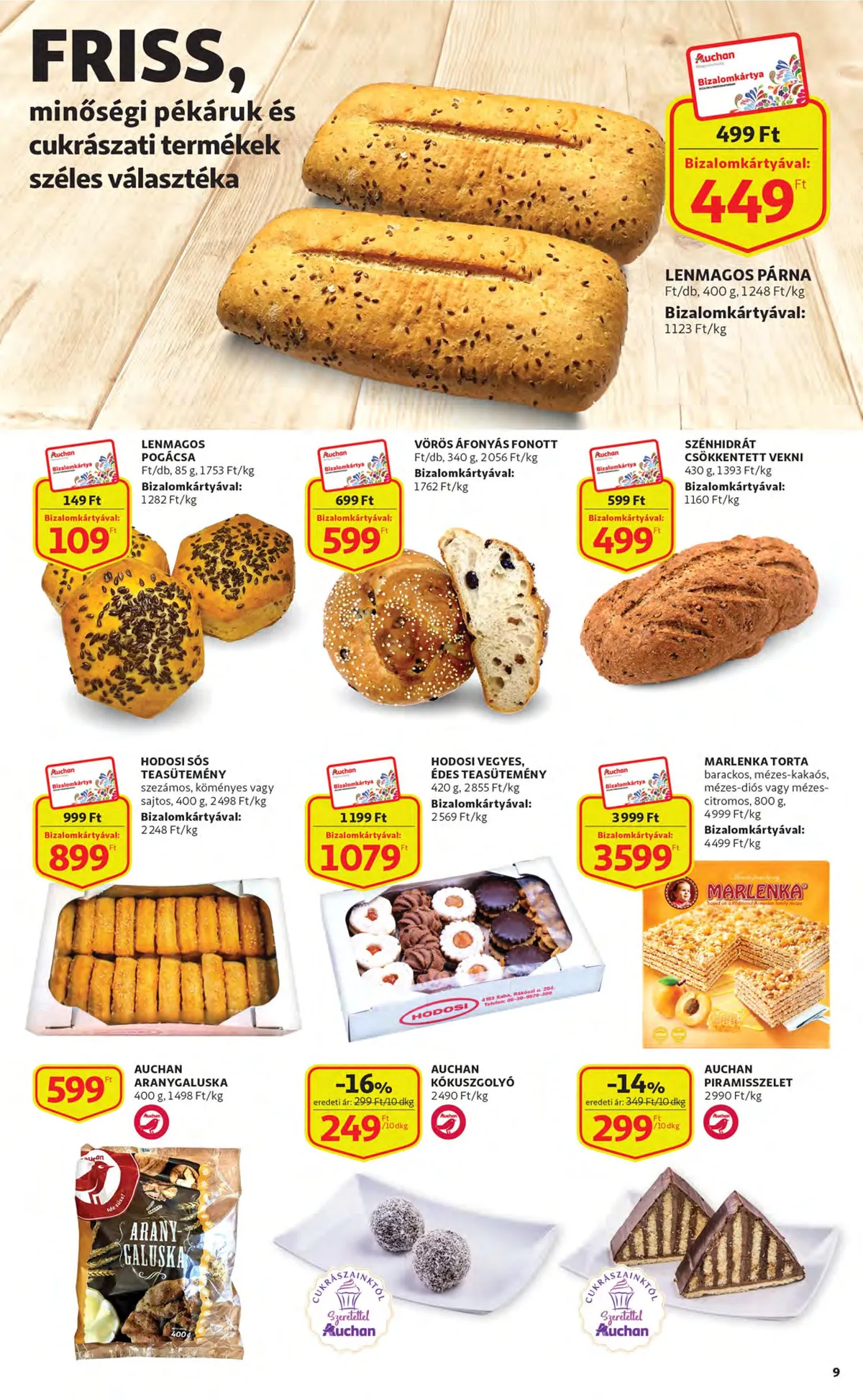 Auchan akciós újság 10.13–10.19 – 9. oldal