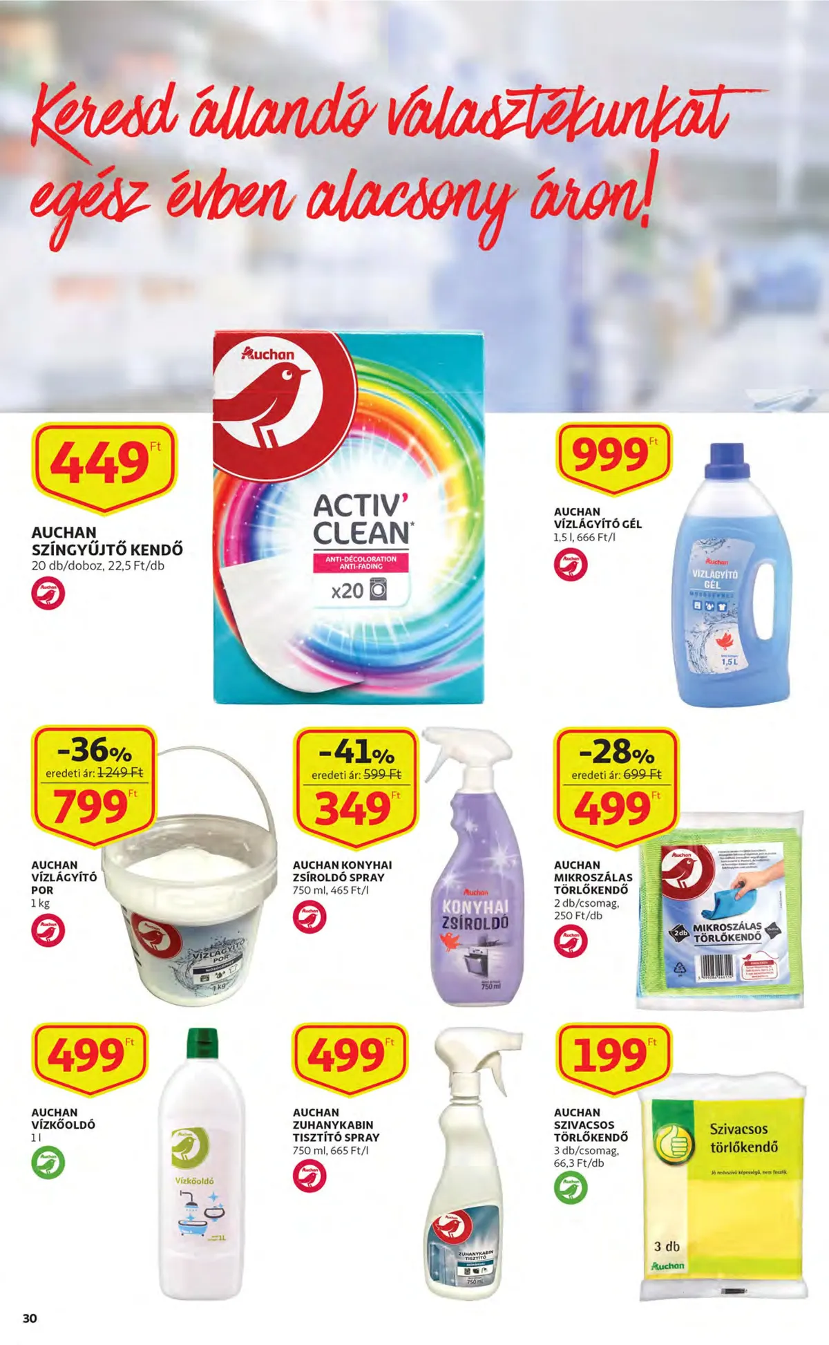 Auchan akciós újság 10.20–10.26 – 30. oldal