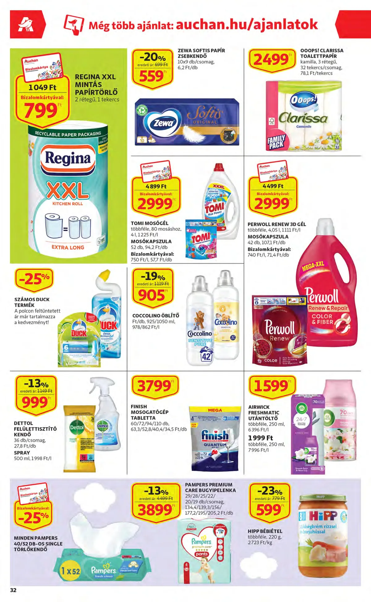 Auchan akciós újság 10.20–10.26 – 32. oldal