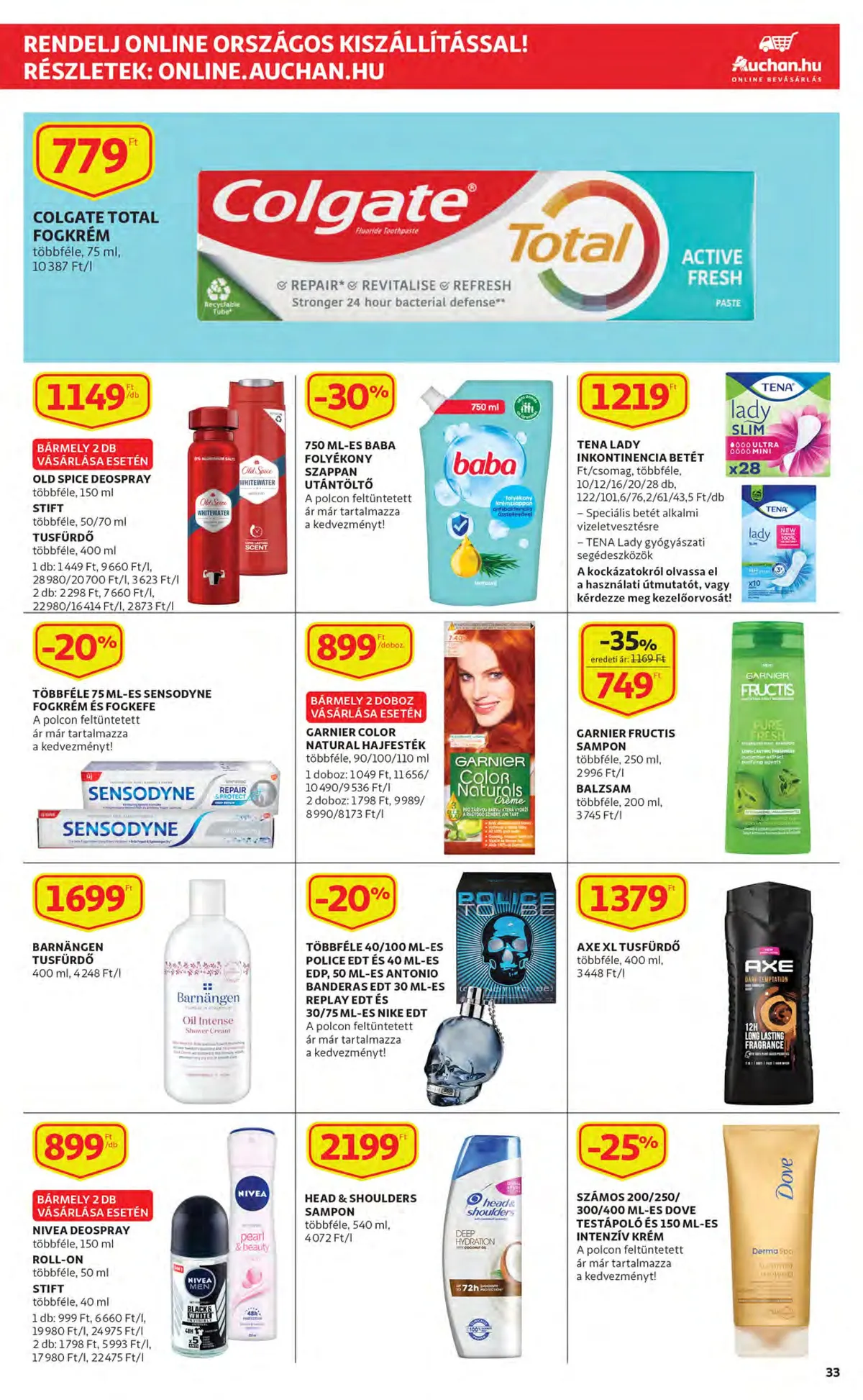 Auchan akciós újság 10.20–10.26 – 33. oldal