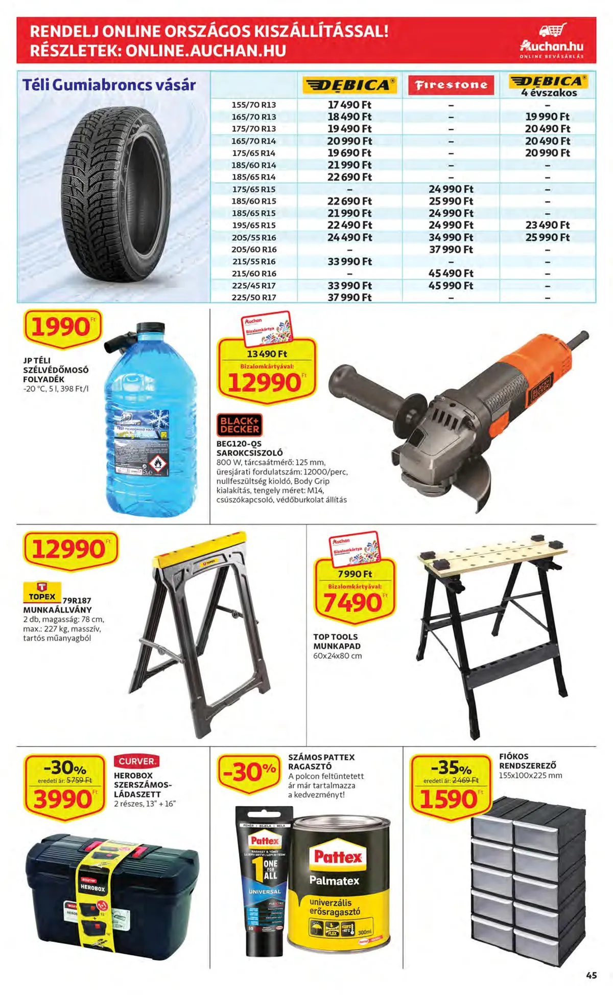 Auchan akciós újság 10.20–10.26 – 45. oldal