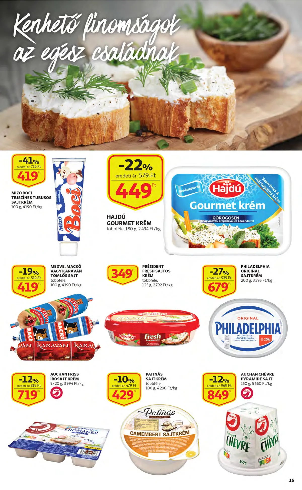 Auchan akciós újság 10.27–11.02 – 15. oldal