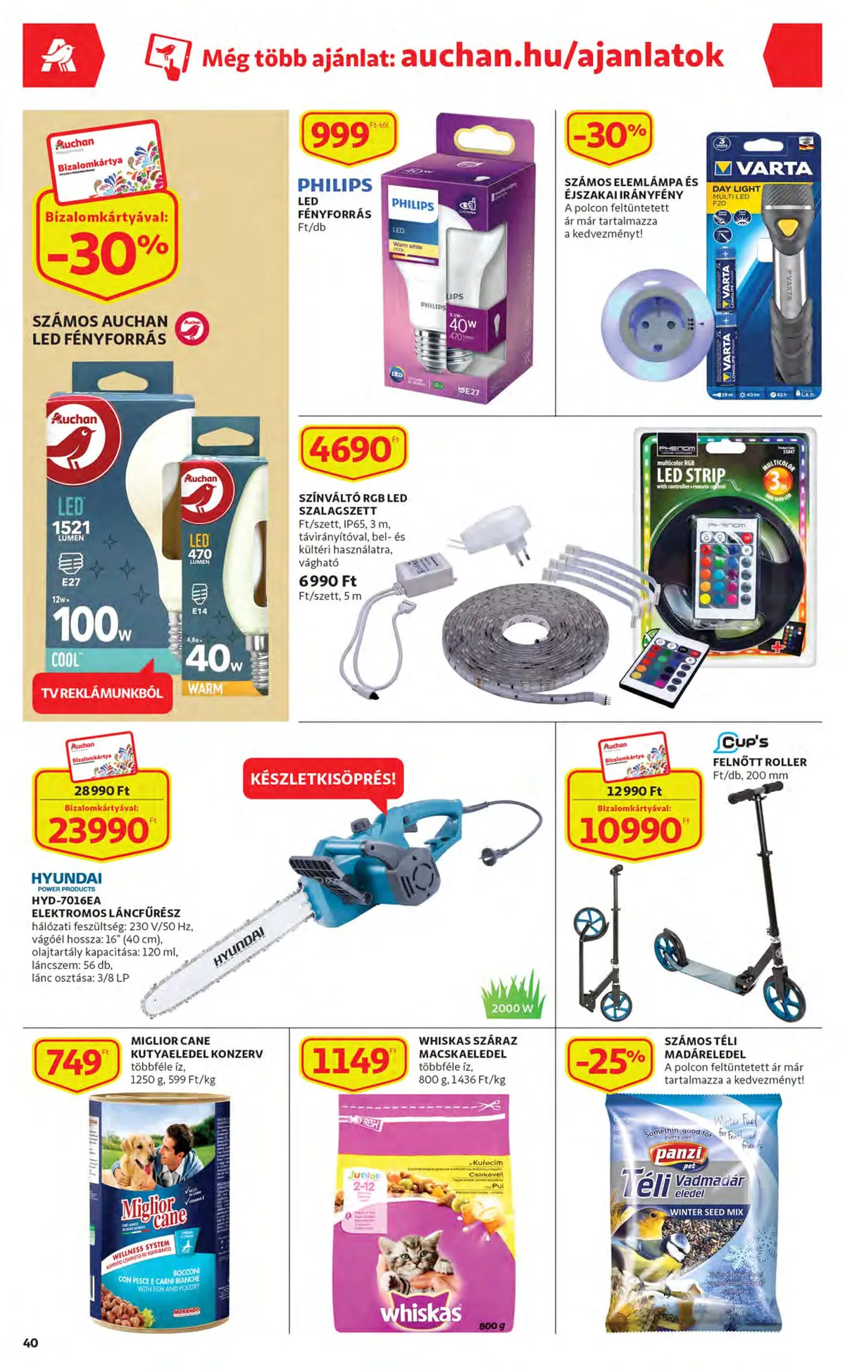 Auchan akciós újság 10.27–11.02 – 40. oldal
