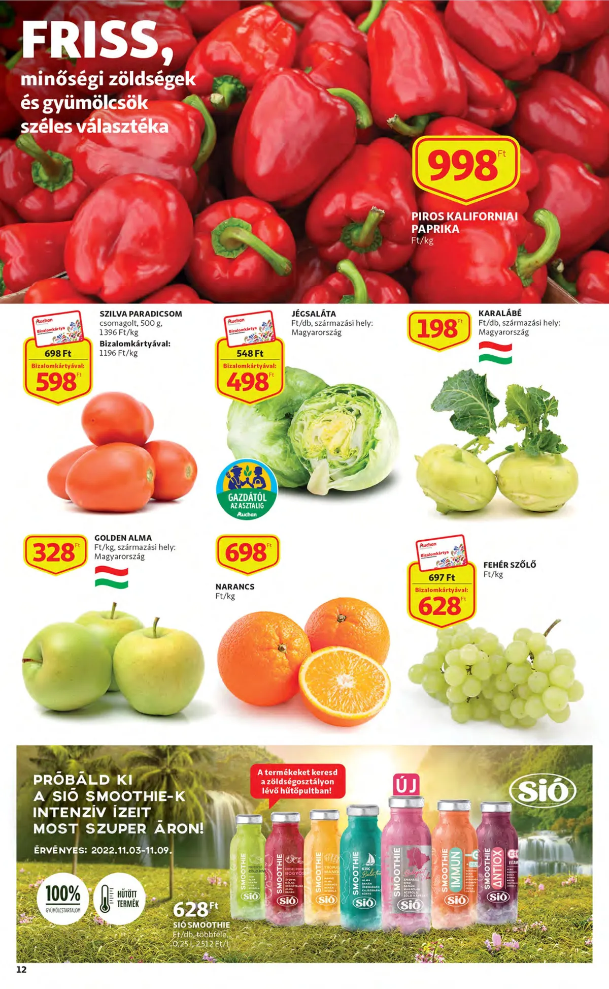 Auchan akciós újság 11.03–11.09 – 12. oldal
