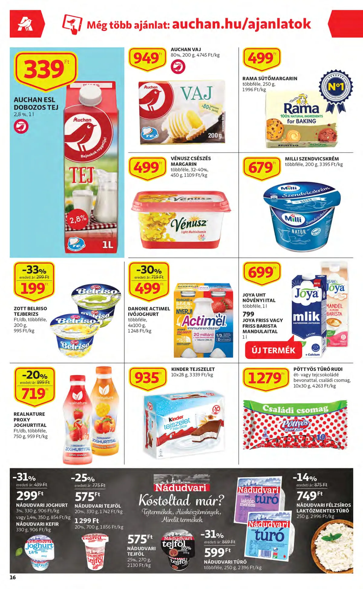 Auchan akciós újság 11.03–11.09 – 16. oldal