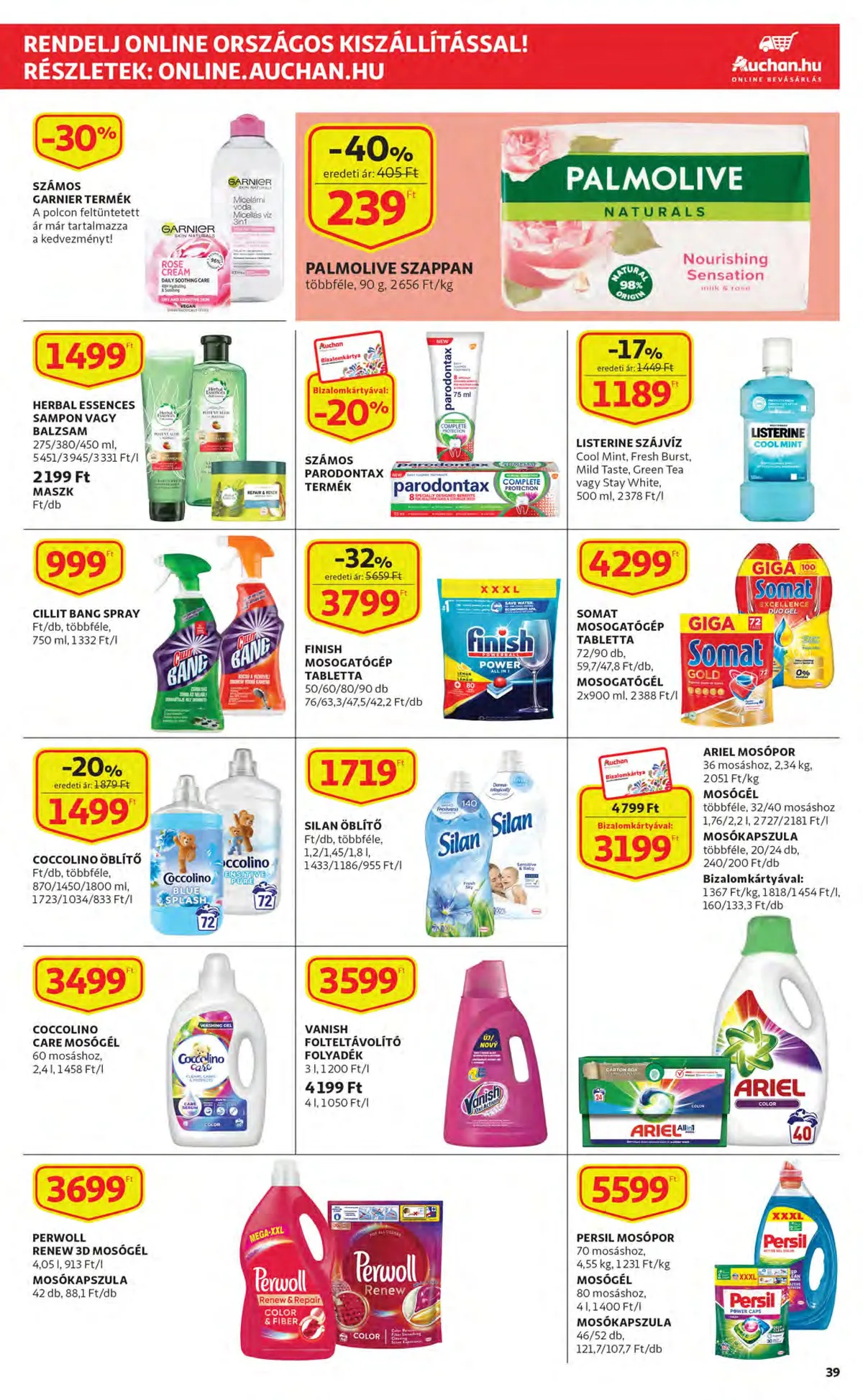 Auchan akciós újság 11.03–11.09 – 39. oldal