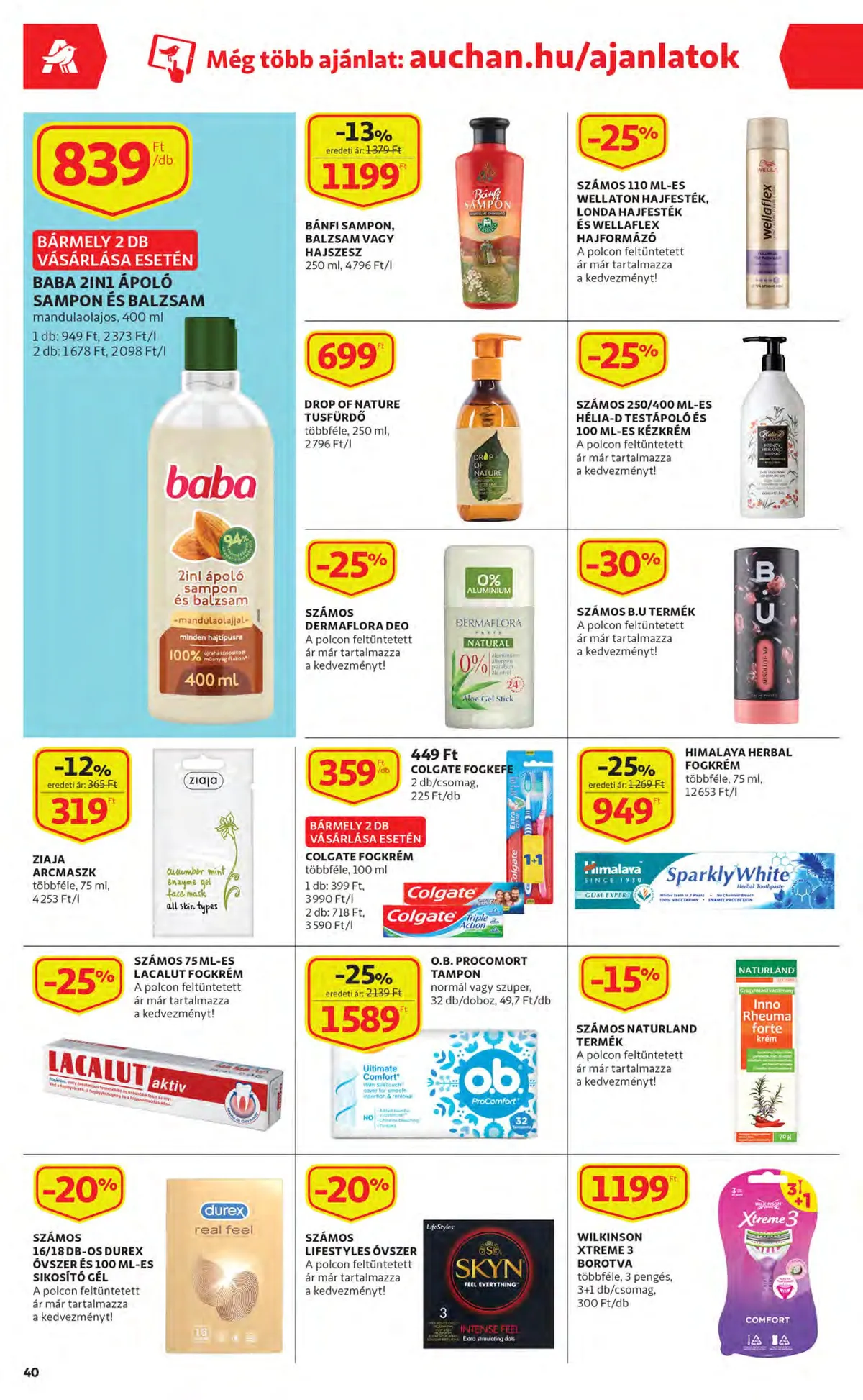 Auchan akciós újság 11.03–11.09 – 40. oldal