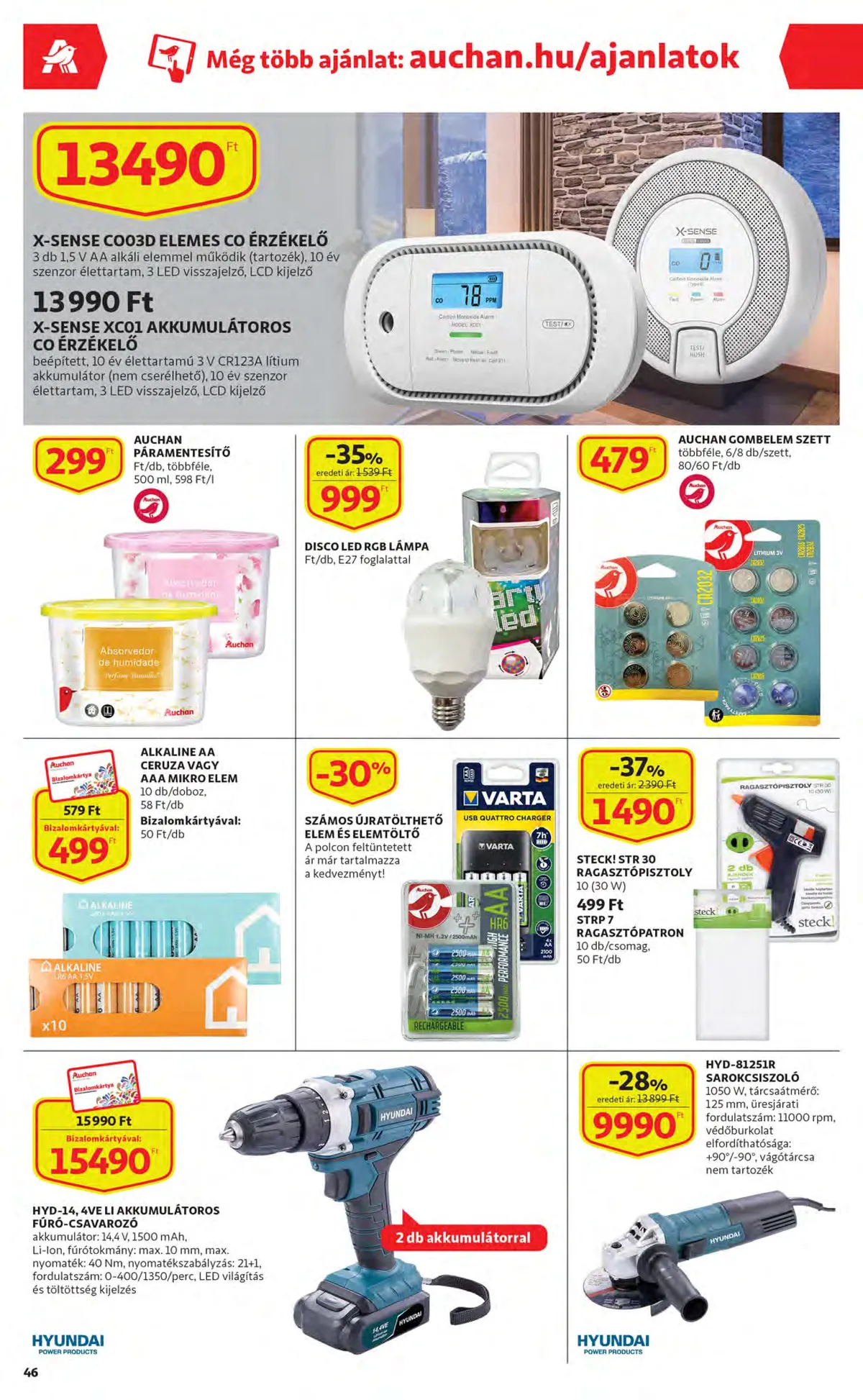 Auchan akciós újság 11.03–11.09 – 46. oldal