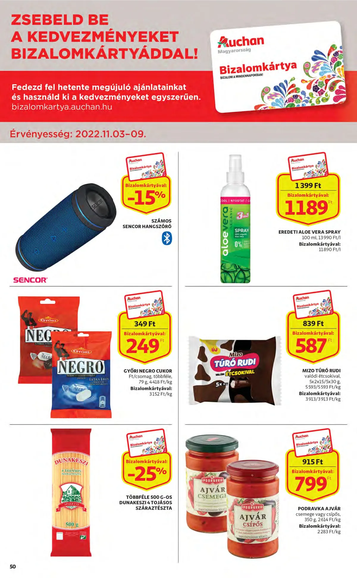 Auchan akciós újság 11.03–11.09 – 50. oldal