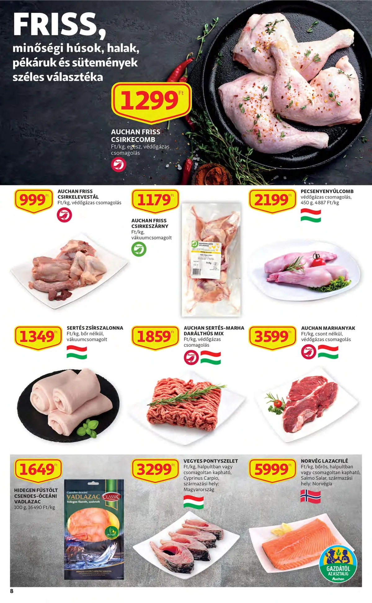 Auchan akciós újság 11.03–11.09 – 8. oldal