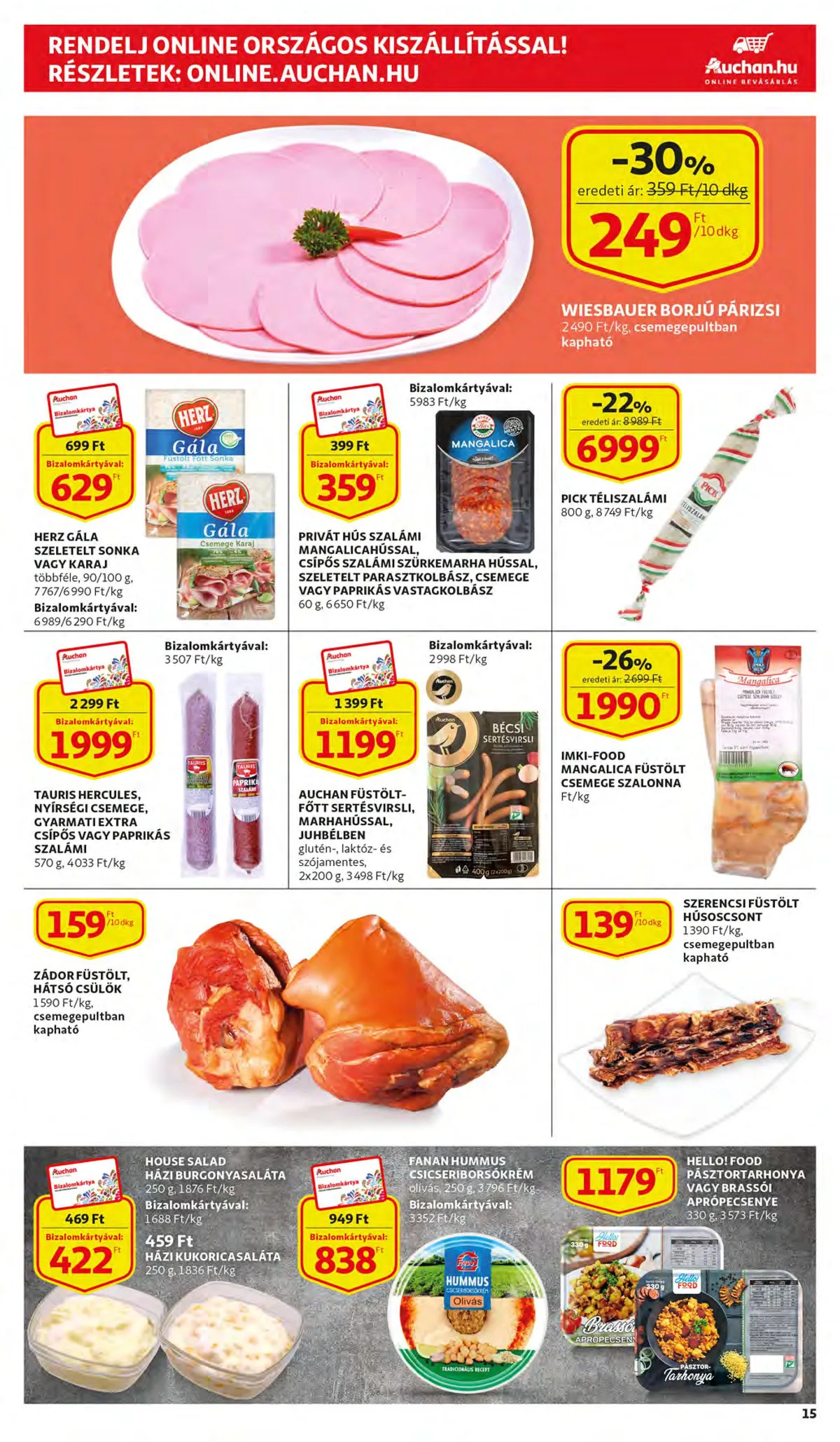 Auchan akciós újság 11.10–11.16 – 15. oldal