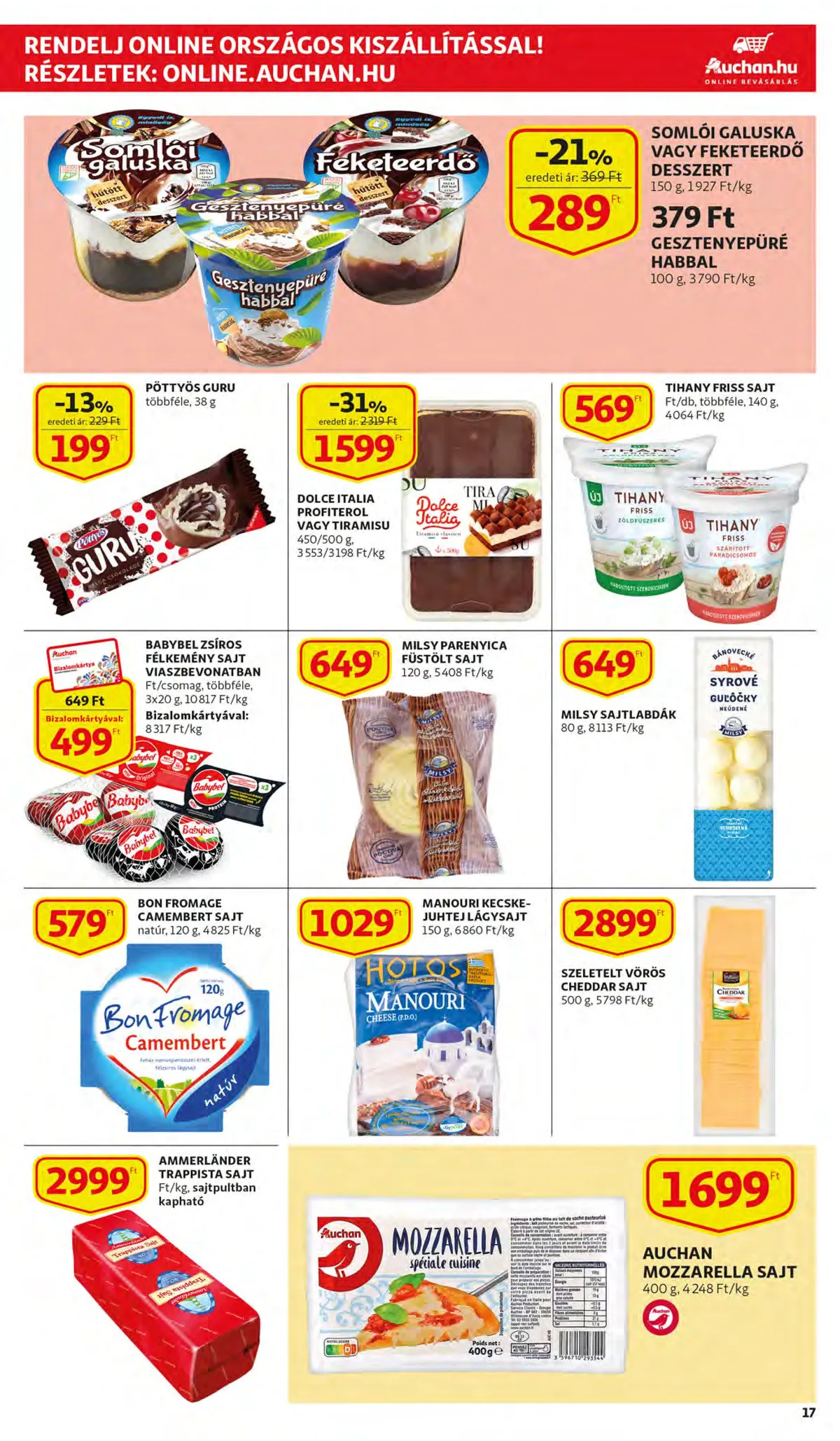 Auchan akciós újság 11.10–11.16 – 17. oldal
