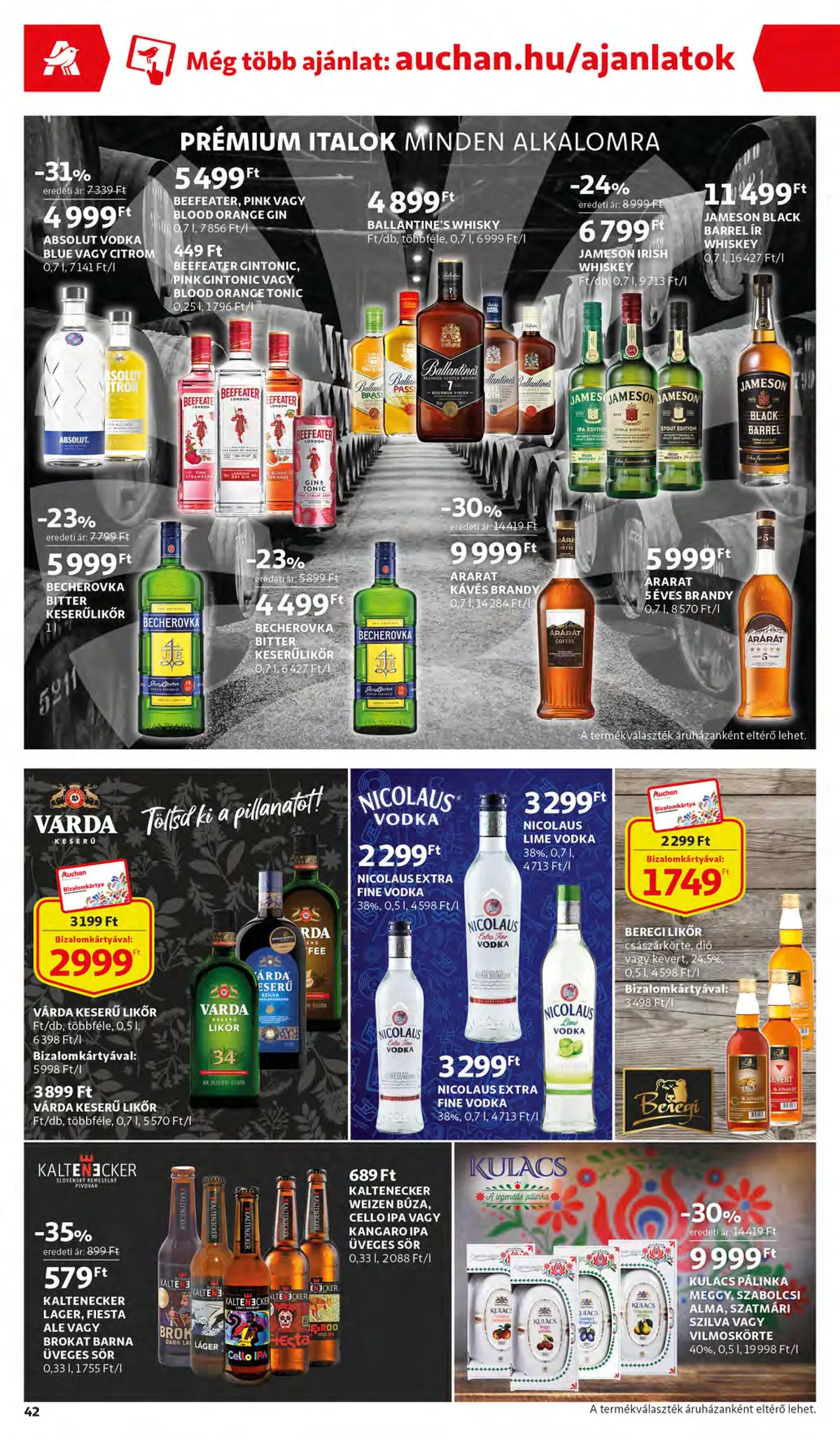 Auchan akciós újság 11.10–11.16 – 42. oldal