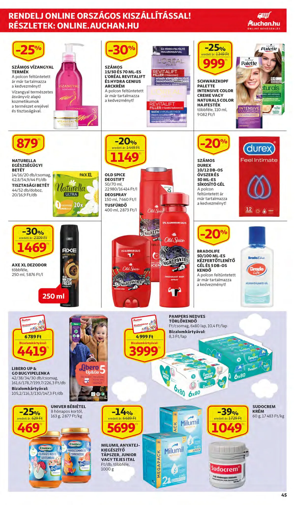 Auchan akciós újság 11.10–11.16 – 45. oldal