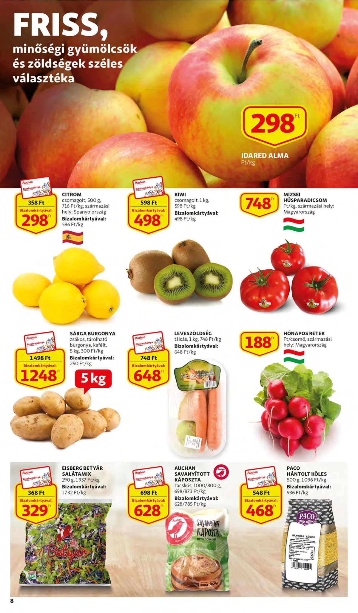 Auchan akciós újság 11.10–11.16 – 8. oldal