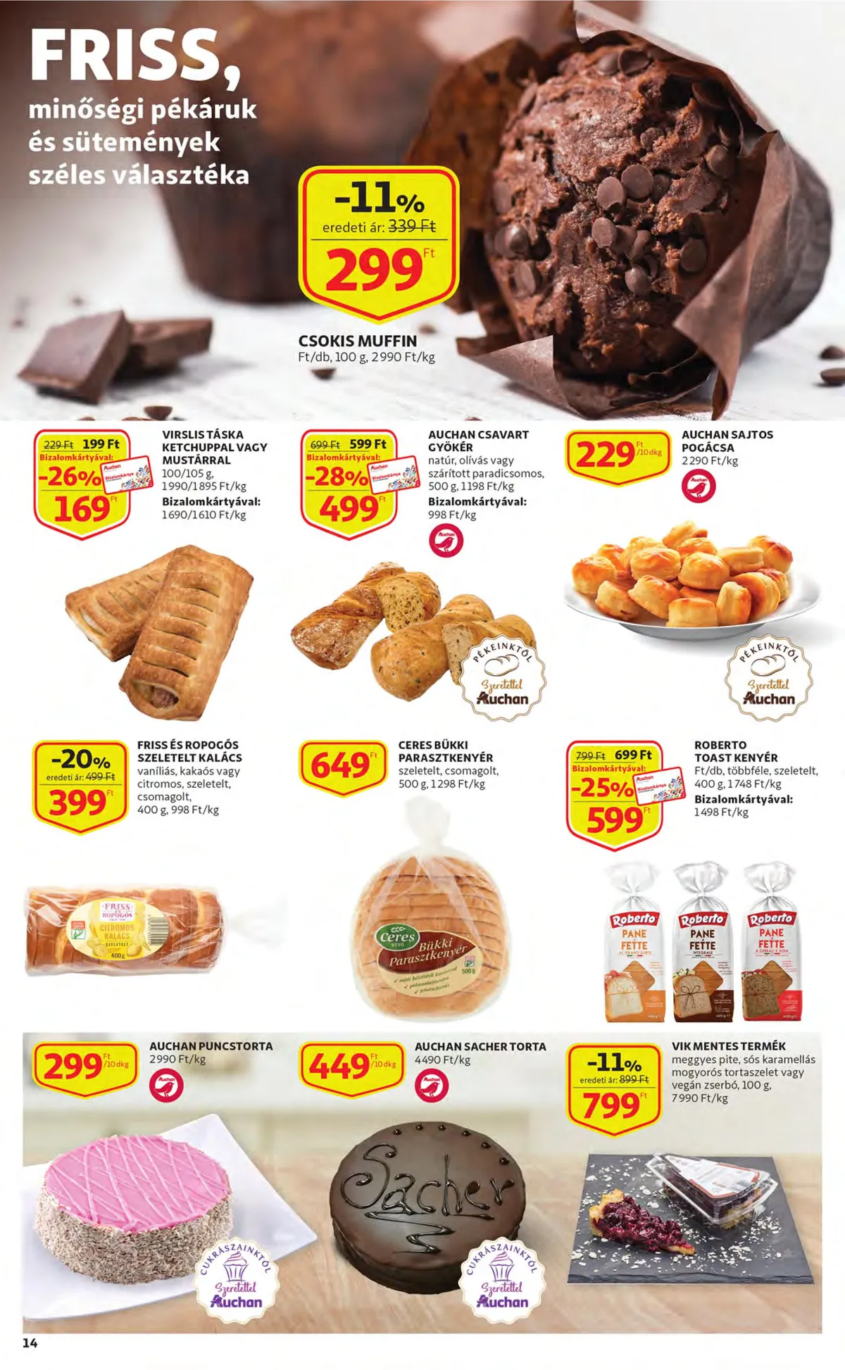 Auchan akciós újság 11.17–11.23 – 14. oldal